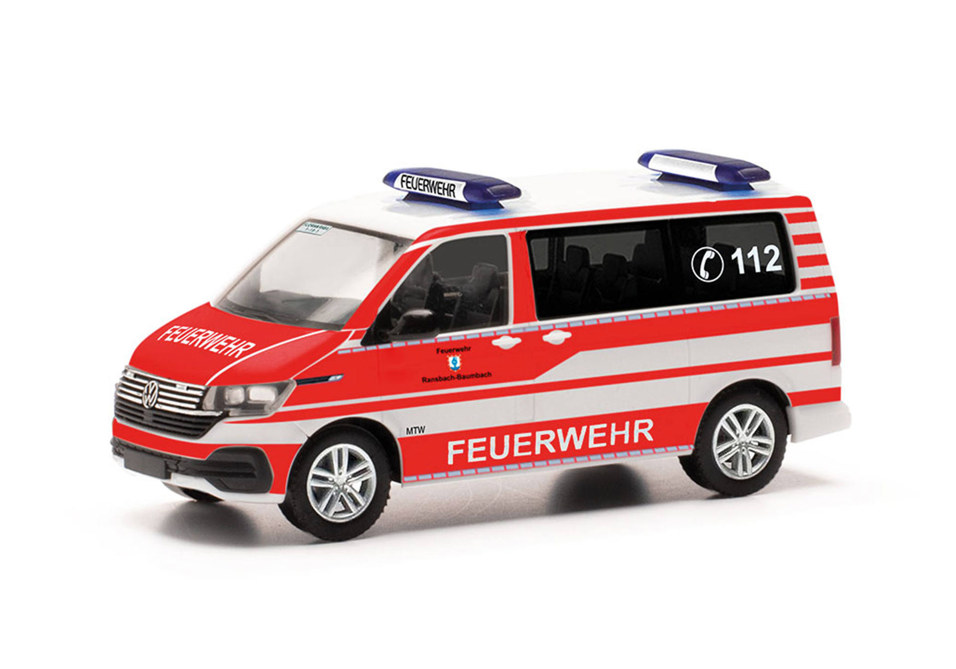 Herpa 097697 | VW T6.1 MTW | Feuerwehr Ransbach-Baumbach | 1:87