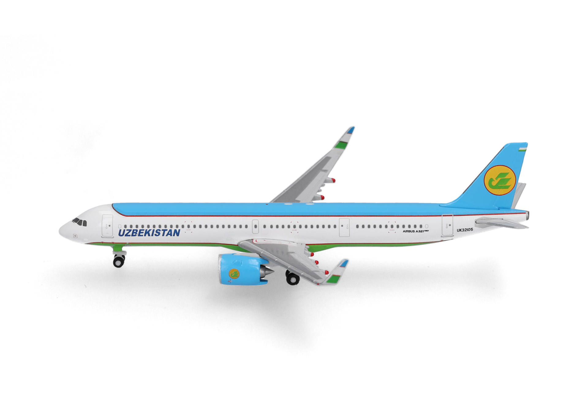 Herpa Wings 539197 | Uzbekistan Airways | Airbus A321neo | UK32105 | 1:500