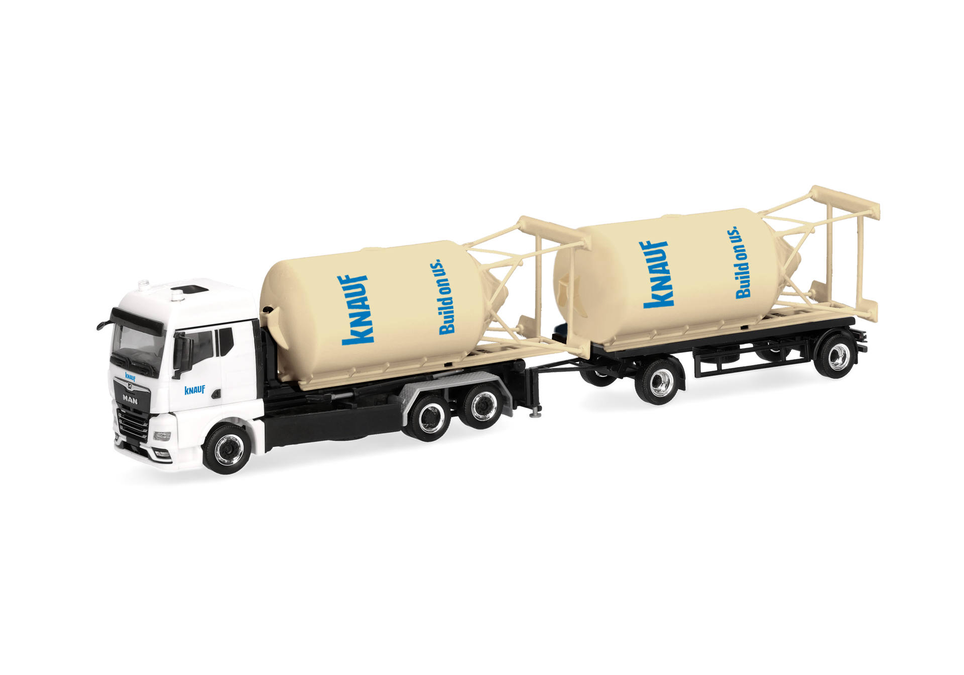 Herpa 322454 | MAN TGX GM | Silosteller-Hängerzug  | Knauf | 1:87