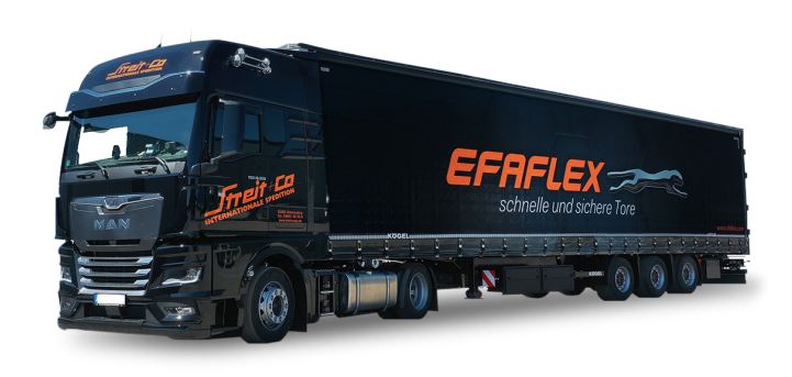 Herpa 957427 | MAN TGX GX Lowliner-Sattelzug | Streit & Co / EFAFLEX | 1:87