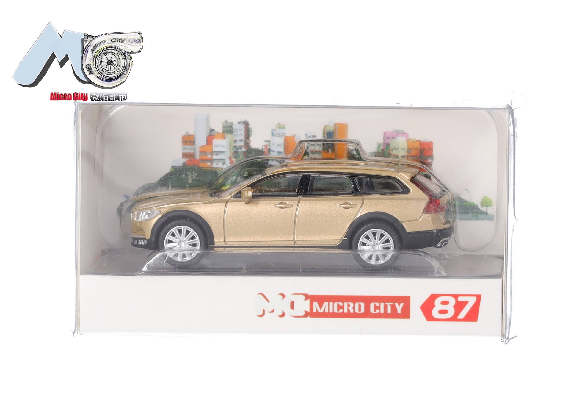 Herpa MicroCity 87MC000021 | Volvo V90 | gold  | 1:87
