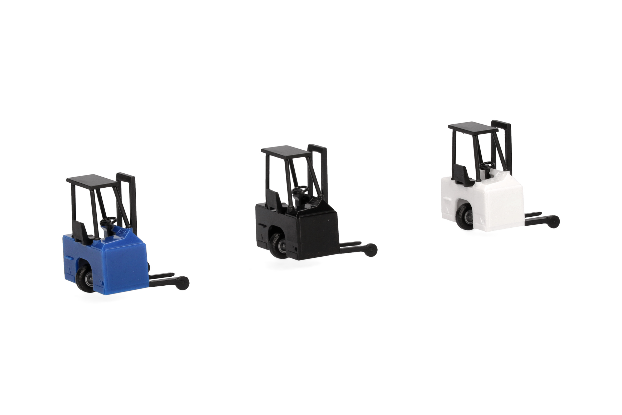 Herpa Zubehör 053860-002 | Mitnahmestapler in weiß, blau und schwarz | 1:87