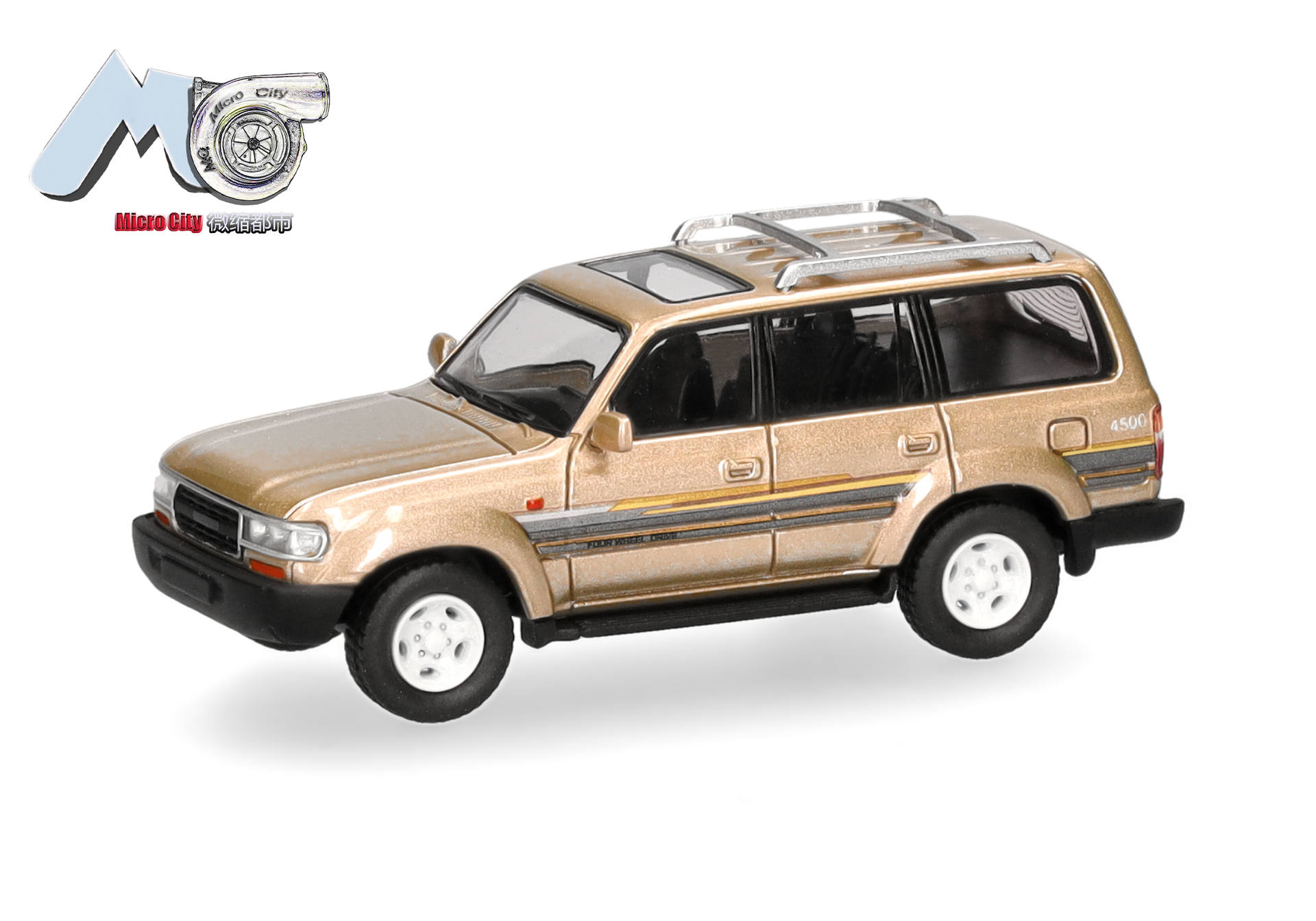Herpa MicroCity 87MC000126 | Toyota Landcruiser 80 | champagnergold | 1:87