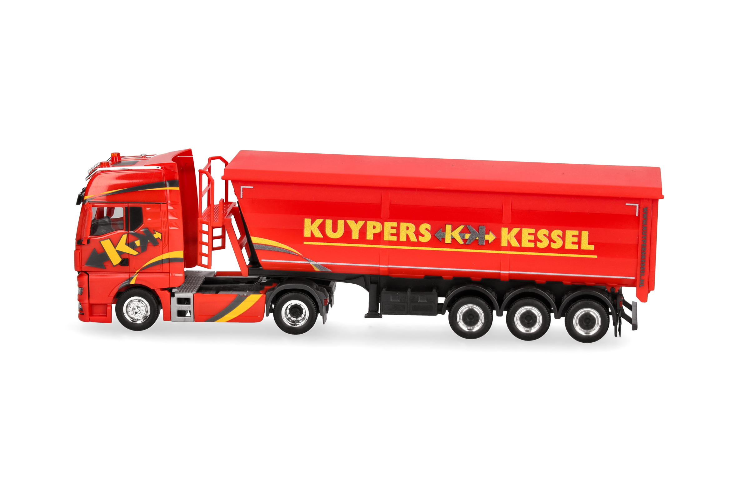 Herpa 319065 | MAN TGX GX Stahlmulden-Sattelzug | Kuypers | 1:87