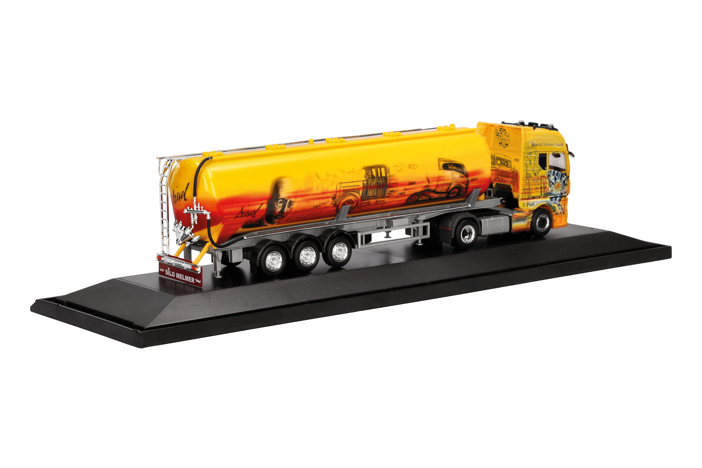 Herpa 122351 | MAN TGX GX Silo-Sattelzug | Silo Melmer/Rudolf Diesel (A) | 1:87