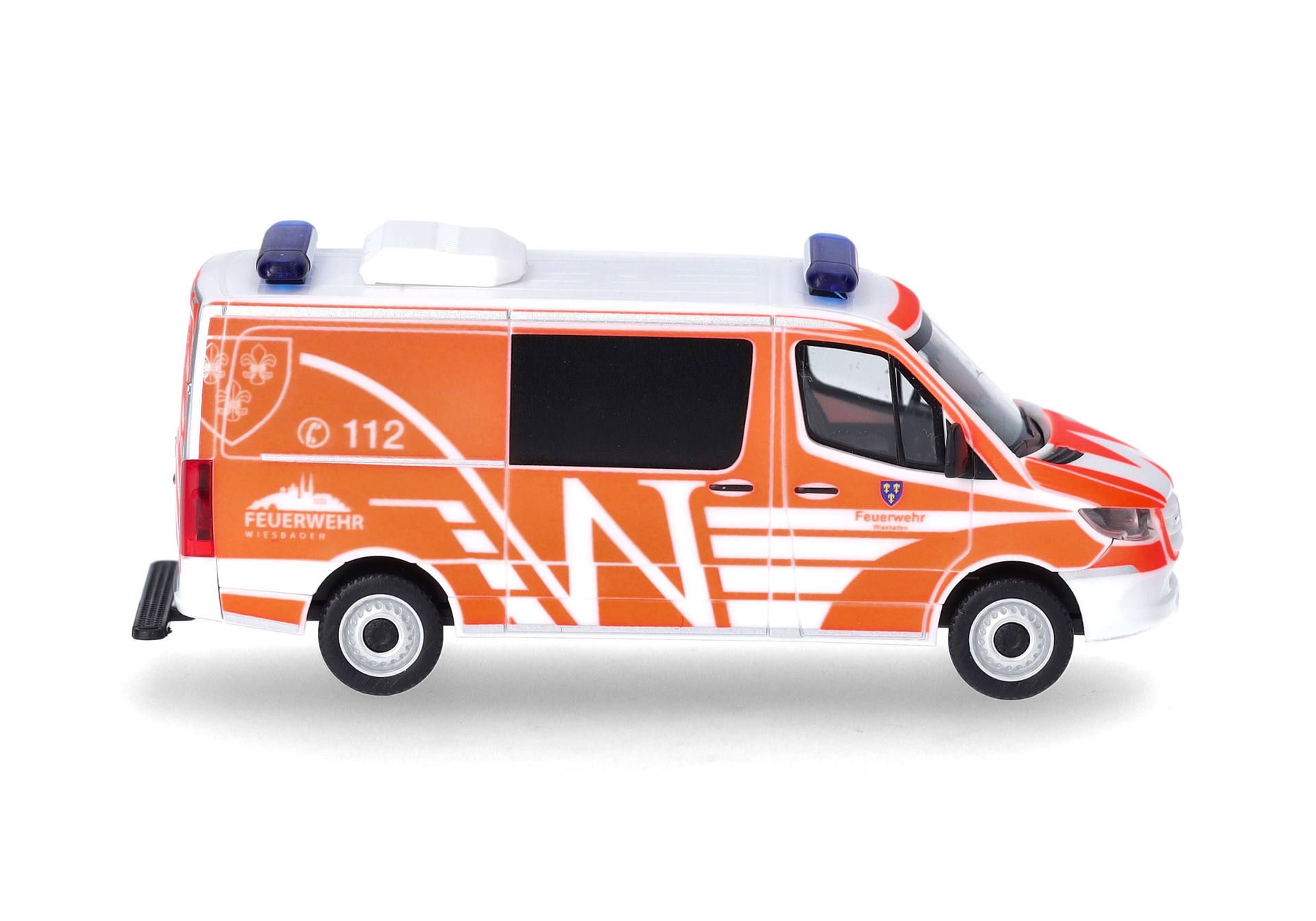 Herpa 097826 | MB Sprinter '18 Halbbus | Feuerwehr Wiesbaden | 1:87
