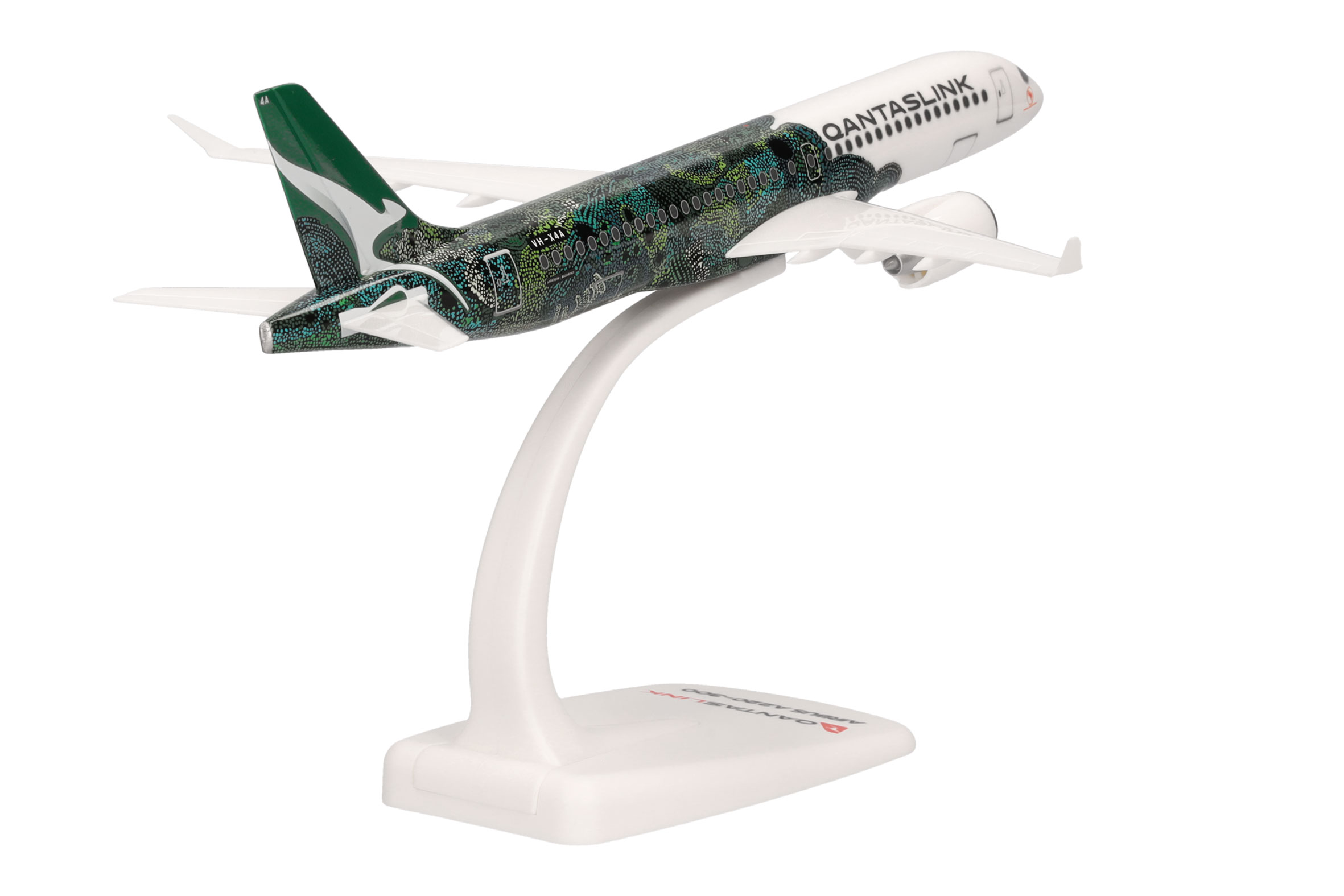 Herpa Wings SF 614399 | QantasLink | Airbus A220-300 - Flying Art Series / Minyma Kutjara Tjukurpa – VH-X4A | 1:200