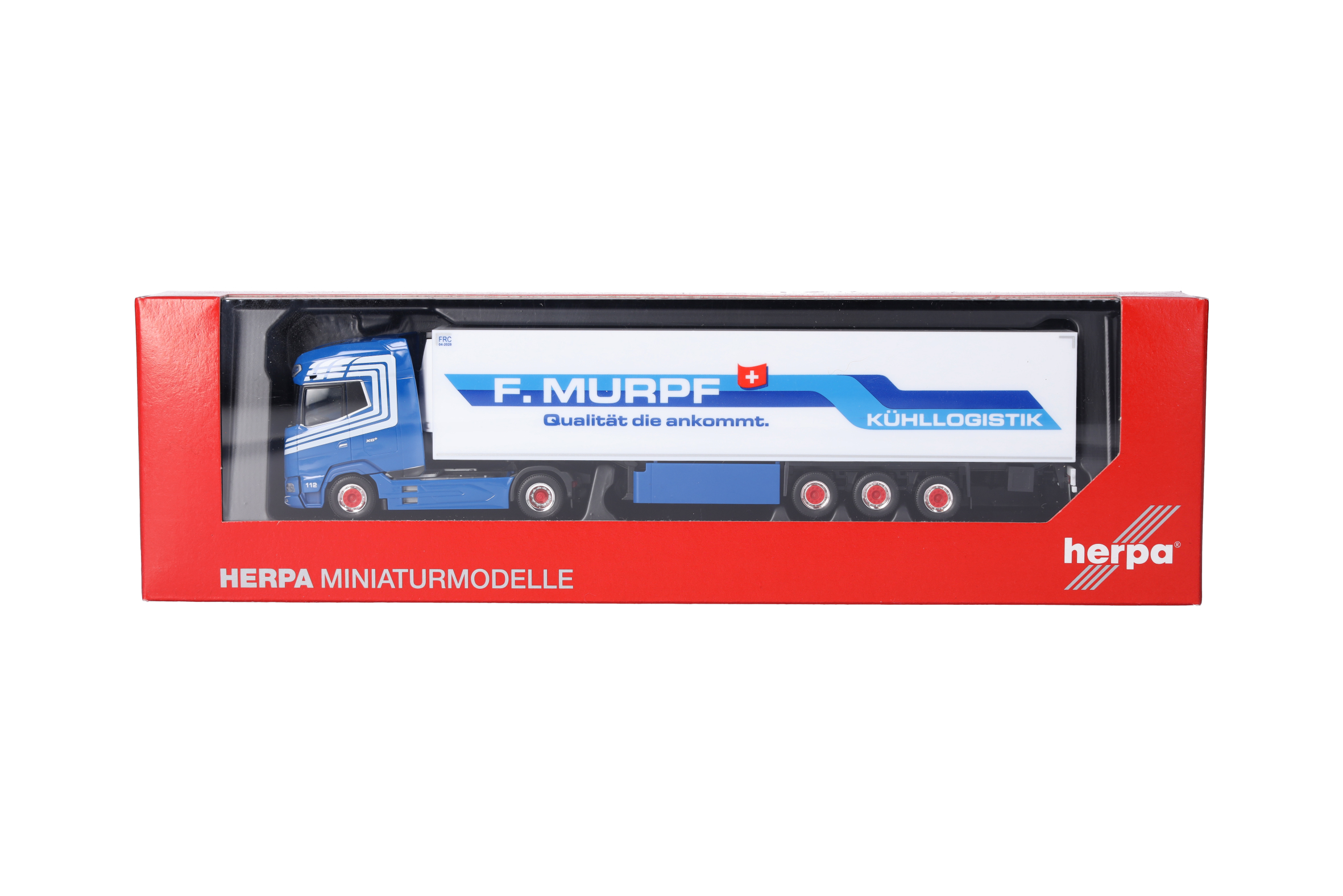 Herpa 319058 | DAF XG+ Kühlkoffer-Sattelzug | Murpf | 1:87