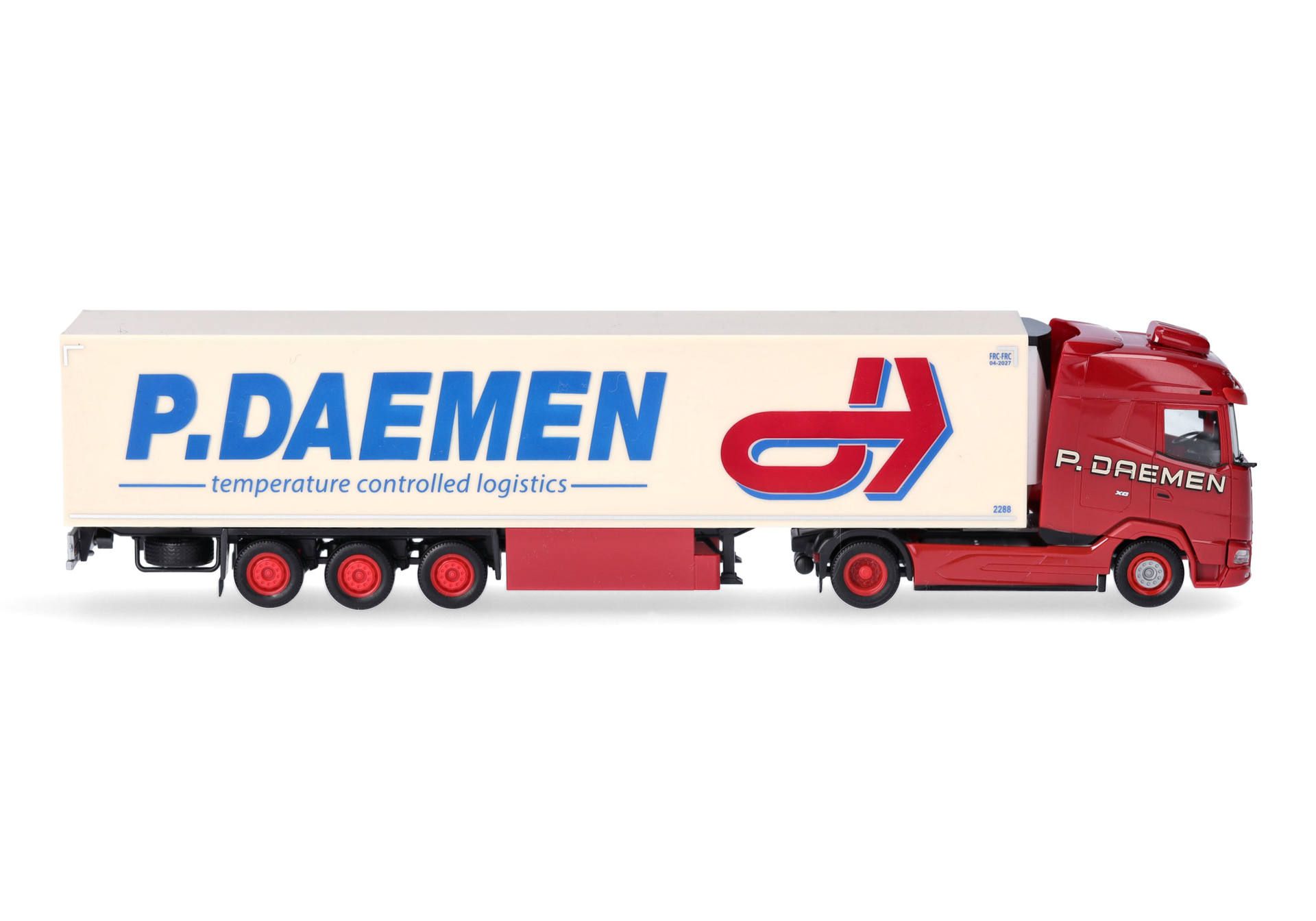 Herpa  317283 | DAF XG Kühlkoffer-Sattelzug | P. DAEMEN | 1:87