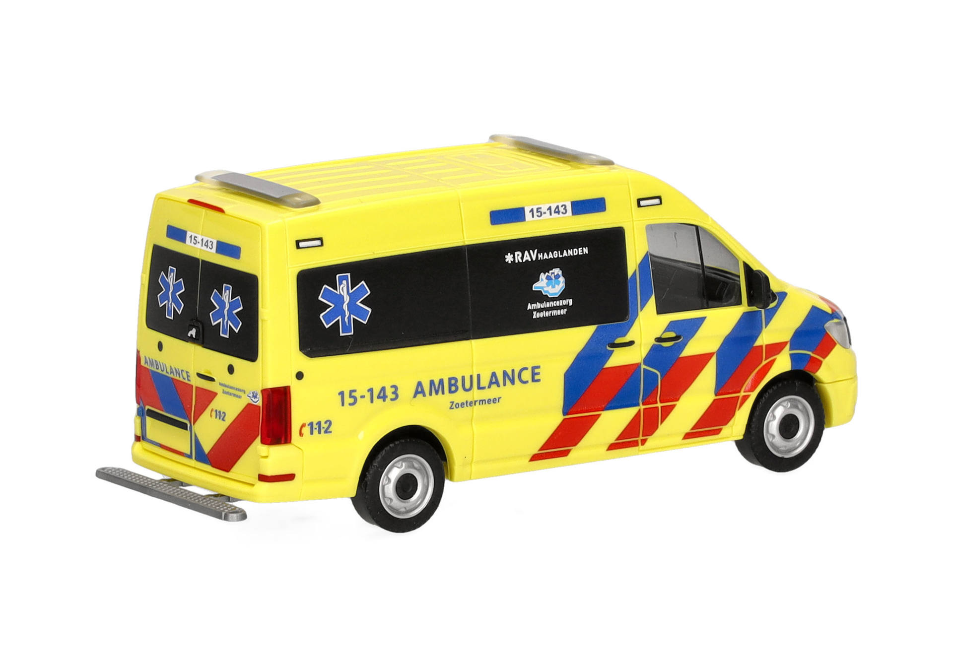 Herpa 098694 | MAN TGE Kasten HD | "Ambulance 15-143" (Niederlande) | 1:87
