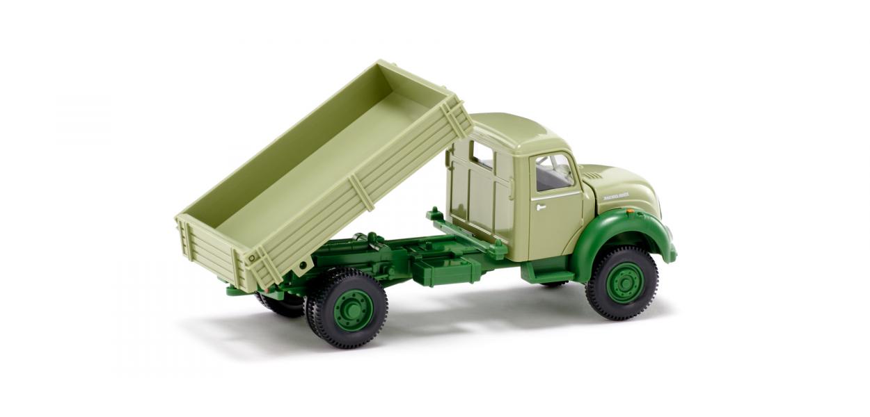 Wiking 042496 | Magirus - Pritschenkipper - hellgrün | 1:87