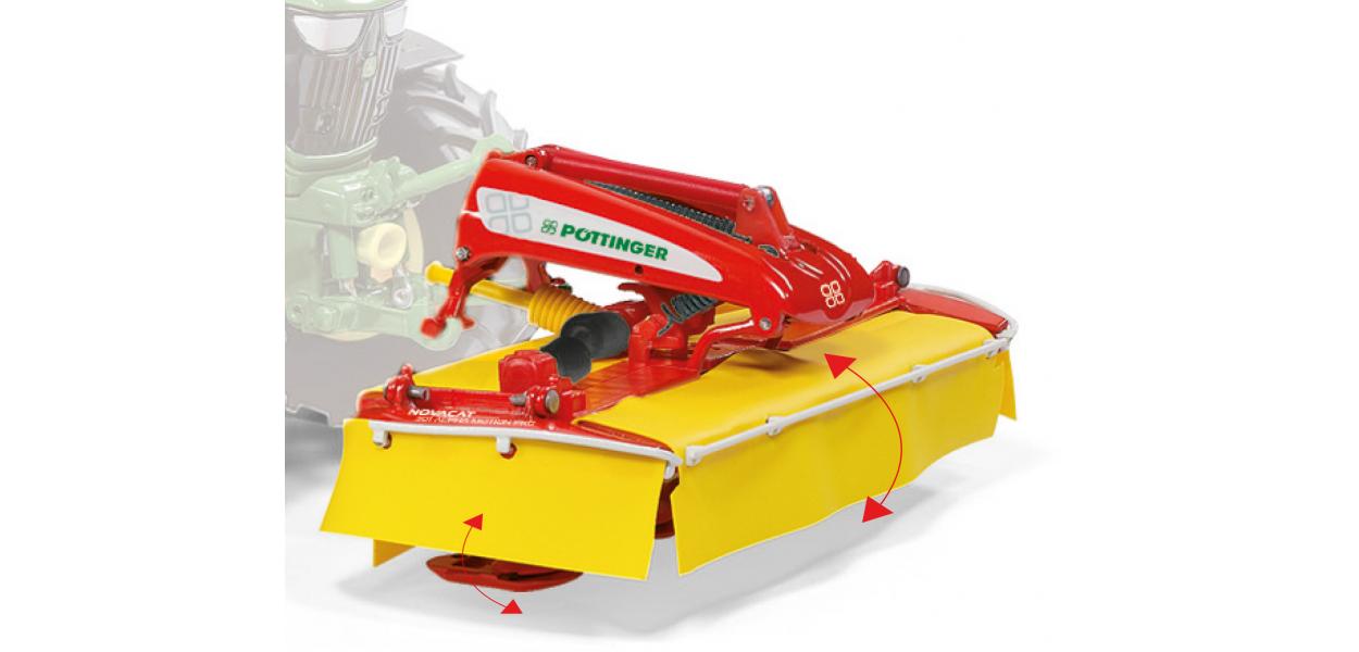 Wiking Zubehör 077862 | Pöttinger Frontmähwerk Novacat |1:32