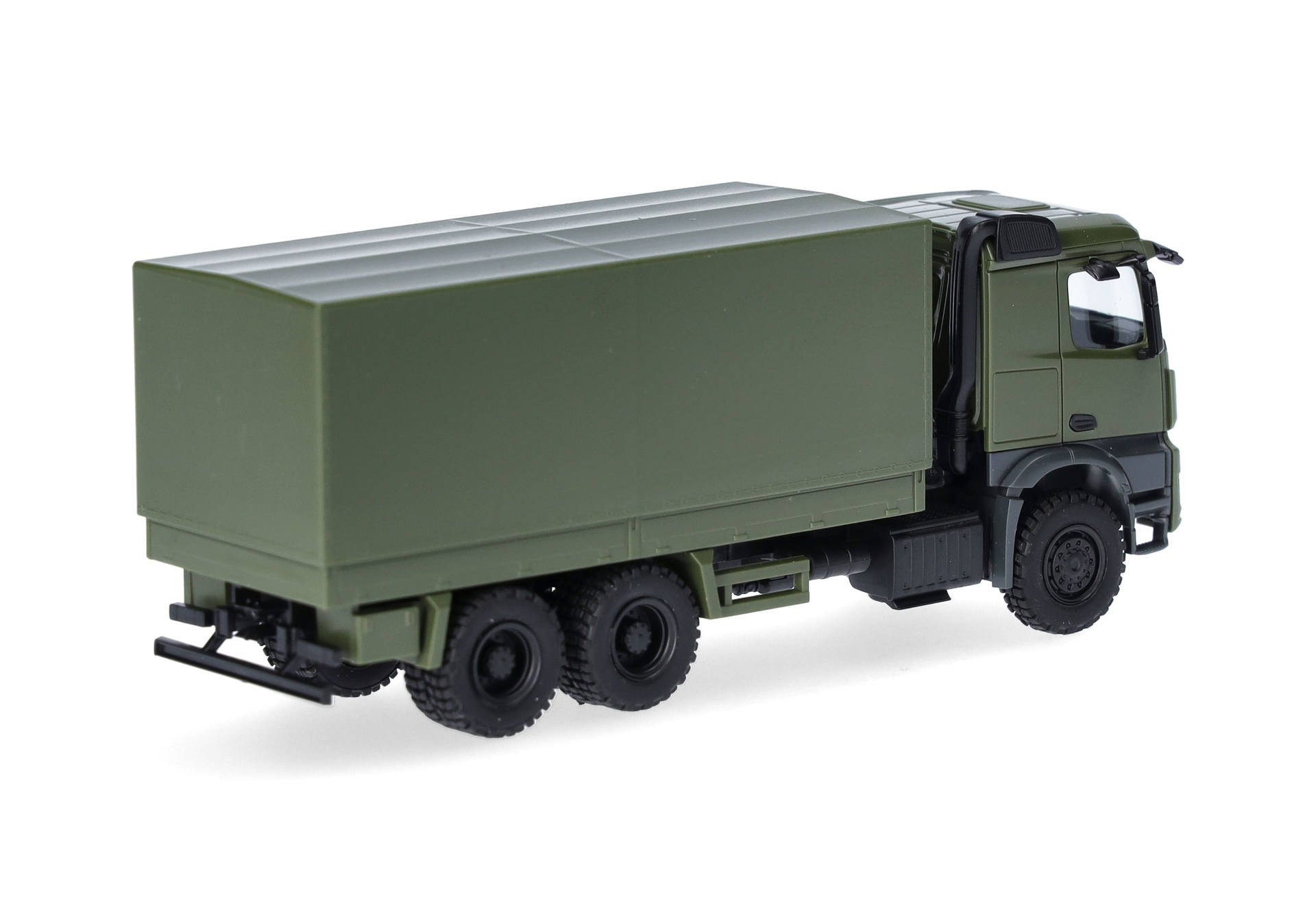 Herpa 747165 | Mercedes-Benz Arocs 6x6 Pritsche/Plane | undekoriert | 1:87
