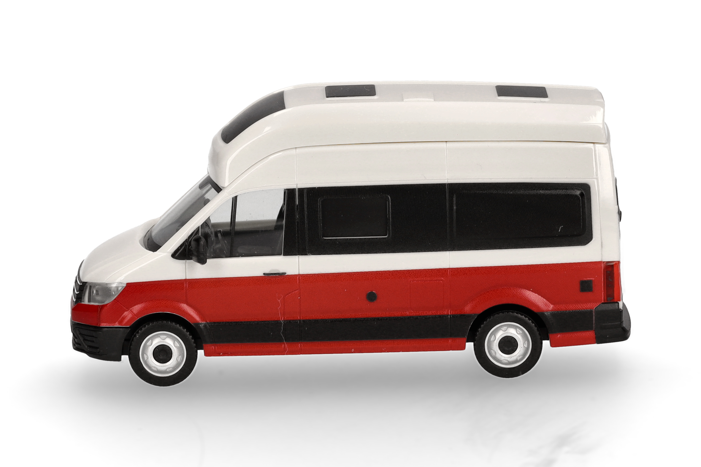 Herpa  096294-003 | Volkswagen (VW) Crafter Grand California | candywhite/kirschrot | 1:87