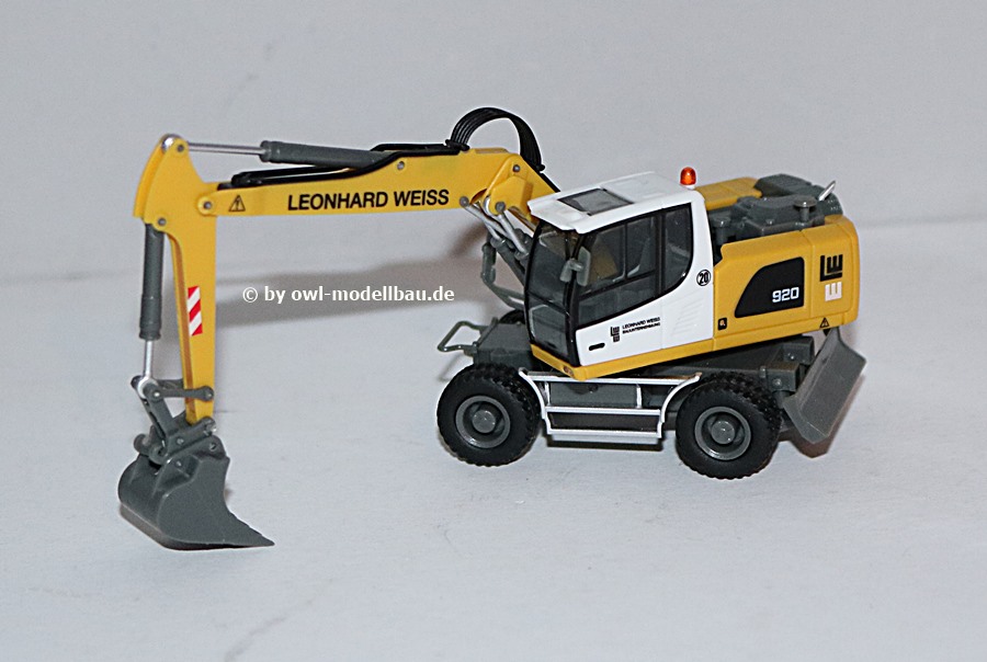 Herpa 950473 | Liebherr Mobilbagger A 920 Litronic | Leonhard Weiss | 1:87