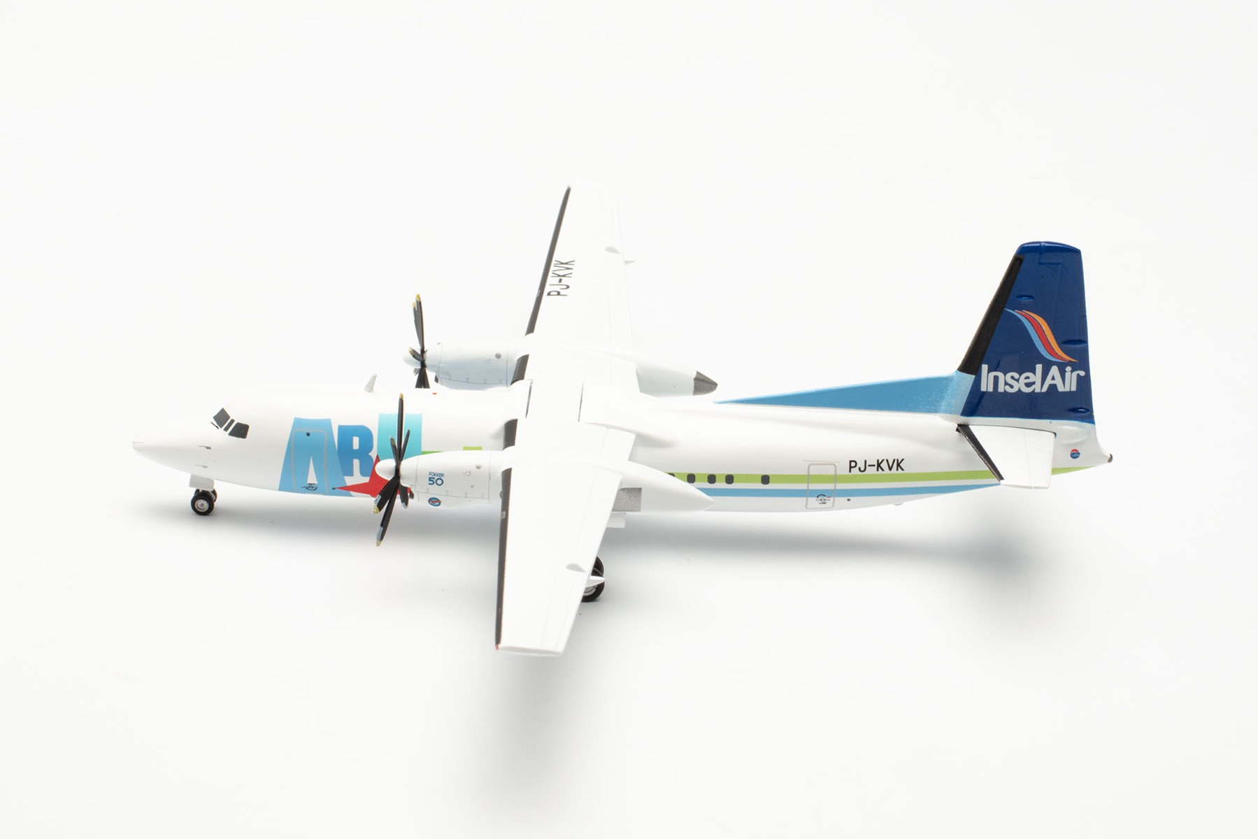 Herpa Wings 571982 | Insel Air Fokker 50 | PJ-KVK | 1:200