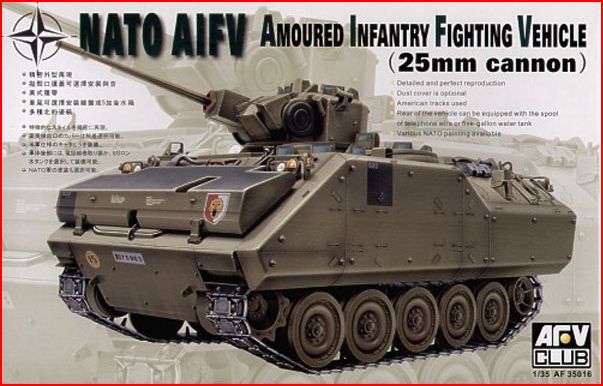 AF35016 AFV Club/Academy - NATO AIFV Armored Infantry Vehicle (25mm Kannone) 1:35.   # 