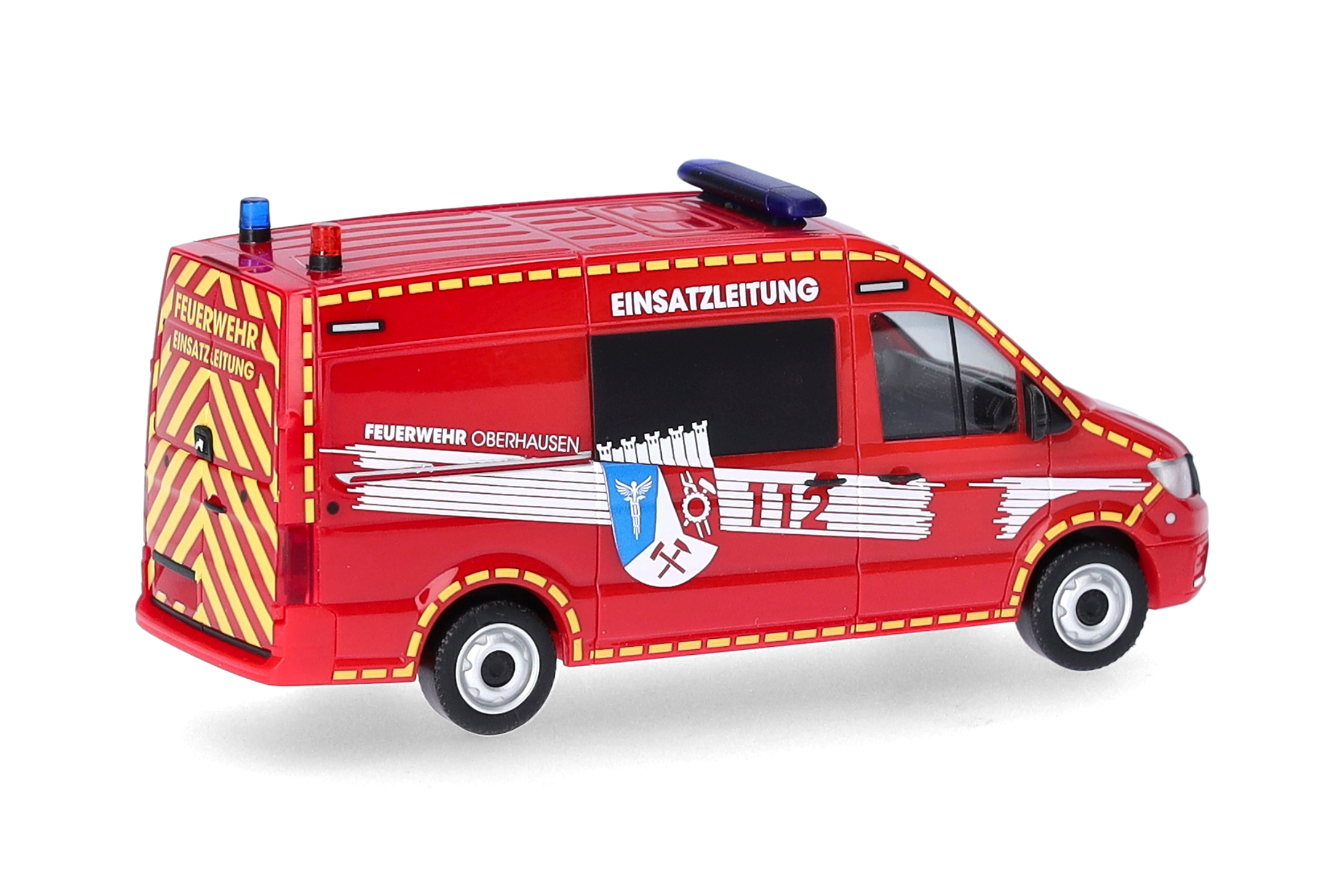 Herpa 098731 | MAN TGE Halbbus Hochdach | Feuerwehr Oberhausen/ELW" | 1:87