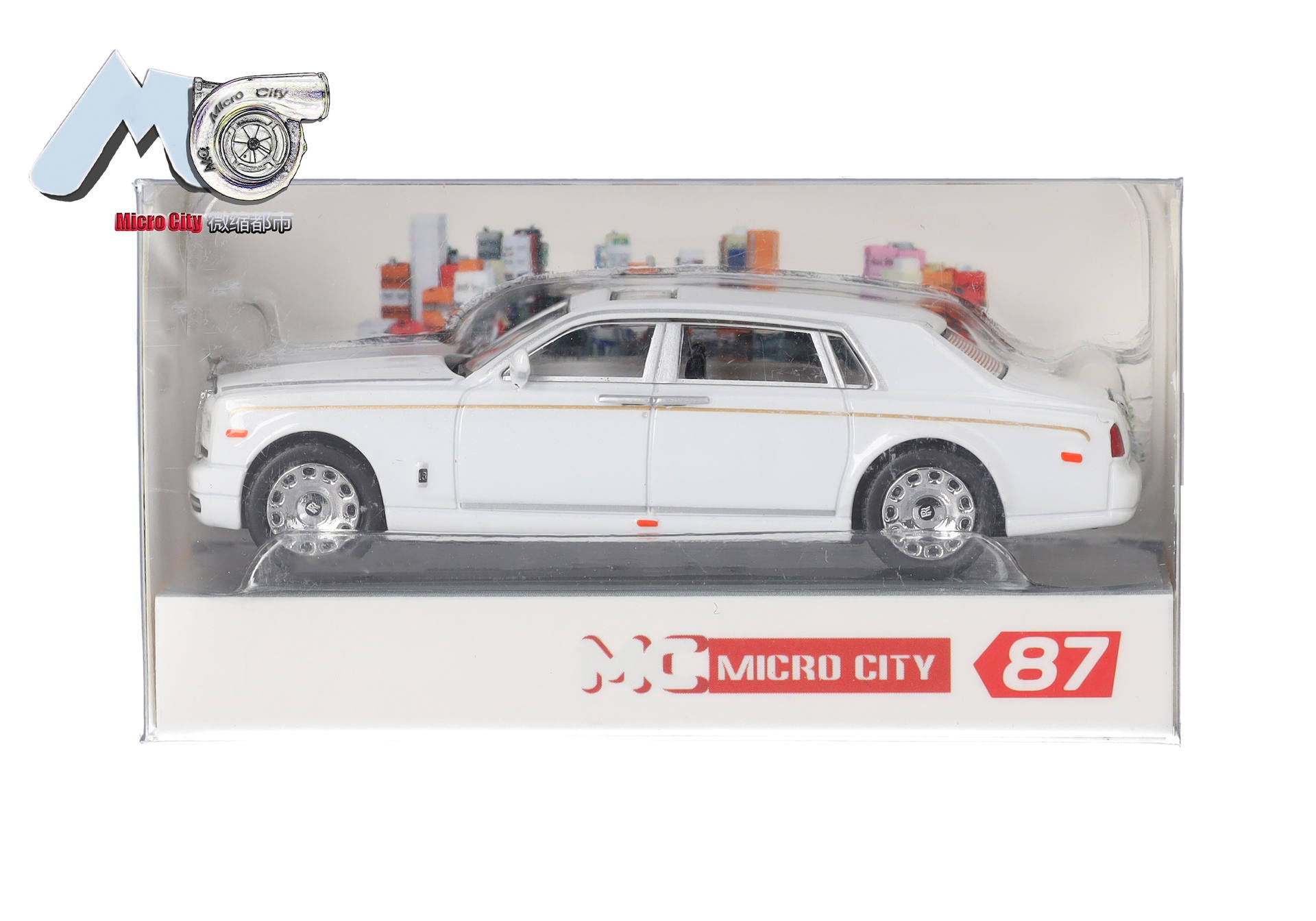 Herpa MicroCity 87MC000065 | Rolls Royce Phantom | weiß | 1:87