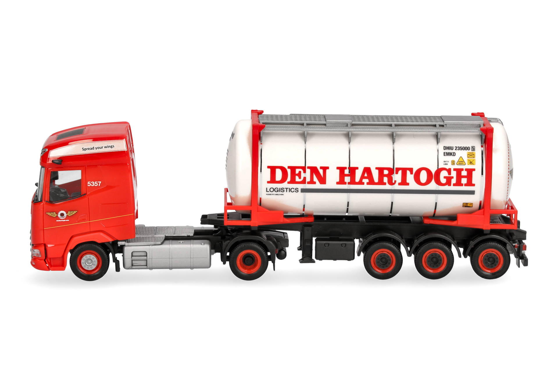Herpa 320344 | DAF XG Swapcontainer-Sattelzug | Den Hartogh (NL) | 1:87