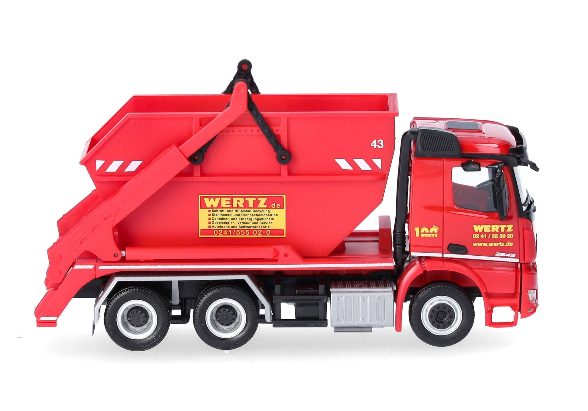 Herpa 317856 | Mercedes-Benz Arocs M Absetzkipper AK16 | Wertz | 1:87