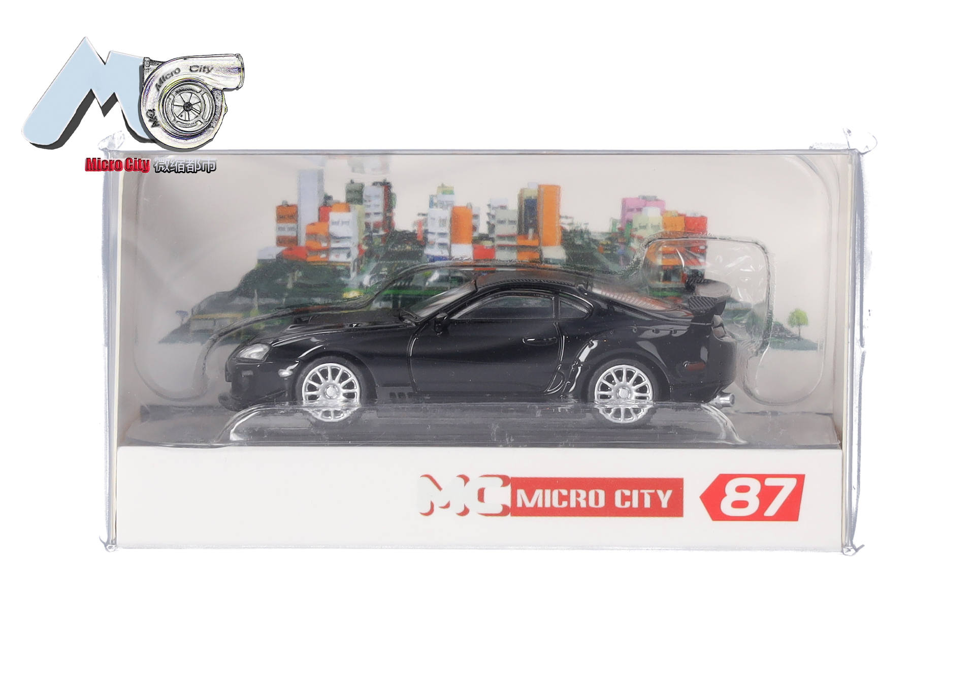 MicroCity 87MC000030 | Toyota Supra | schwarz (1993-2002) | 1:87