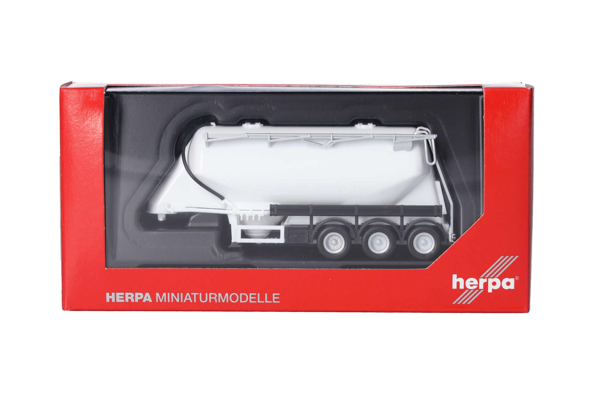 Herpa 076821-002 | Eutersiloauflieger Feldbinder 35m³ |  3achs | weiß | 1:87