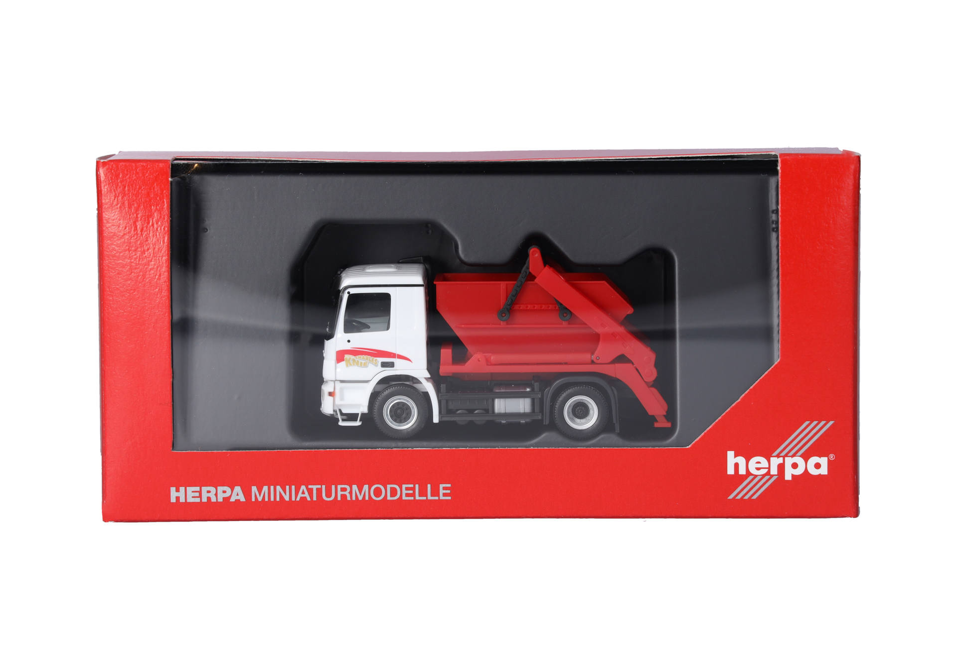 Herpa 319935 | MB Actros M 08 Meiller Absetzkipper AK12 | Zirkus Charles Knie | 1:87