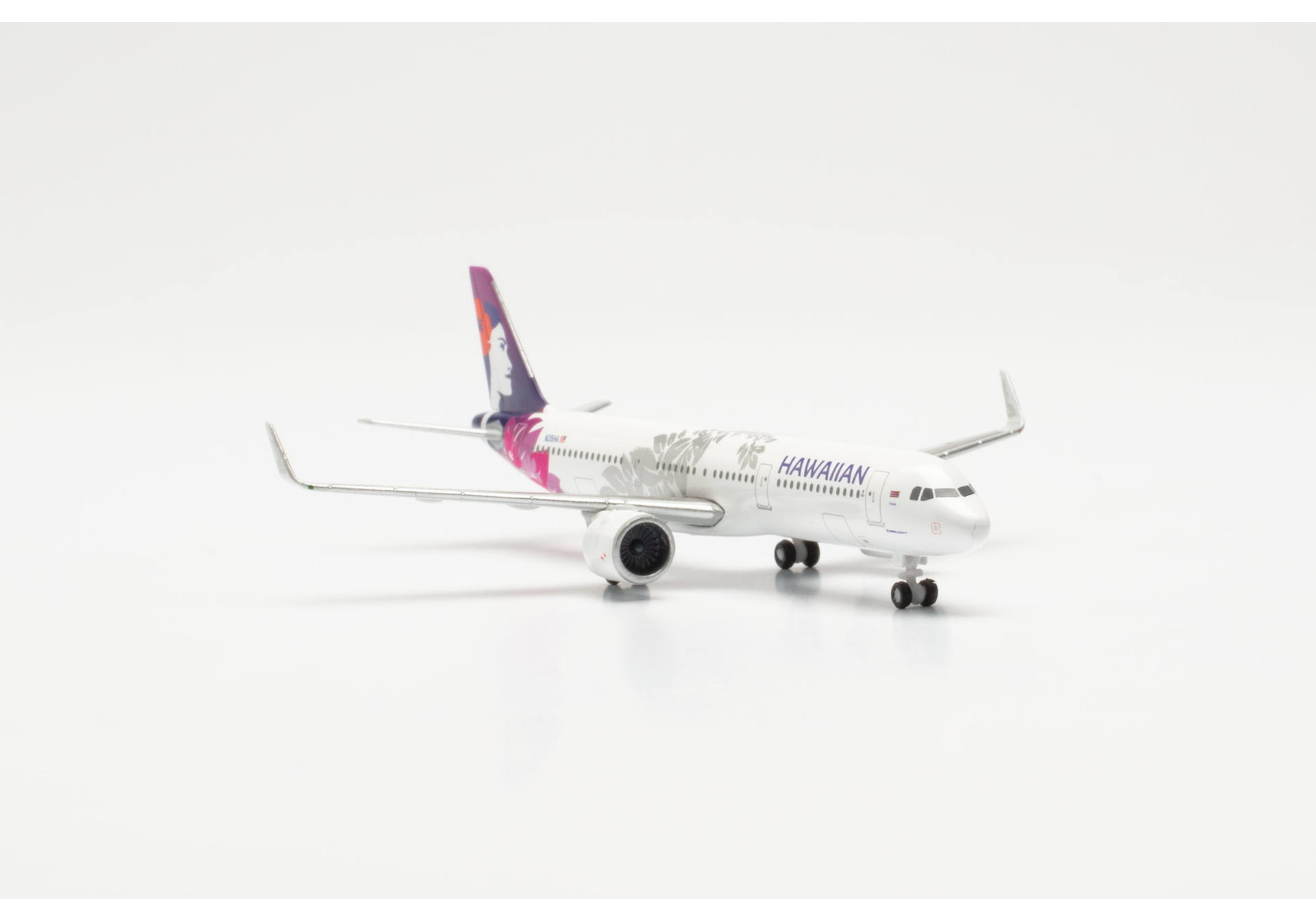 Herpa Wings 537049 | Hawaiian Airlines Airbus A321neo | N215HA | Uhiuhi | 1:500