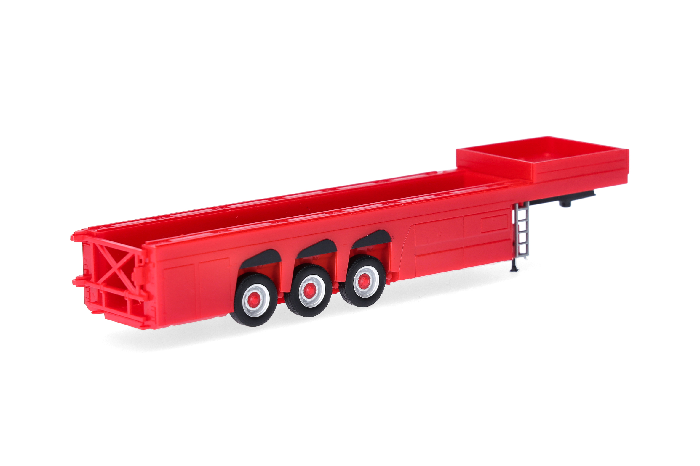 Herpa  076418-004 | Betonteileauflieger 3achs | rot | 1:87