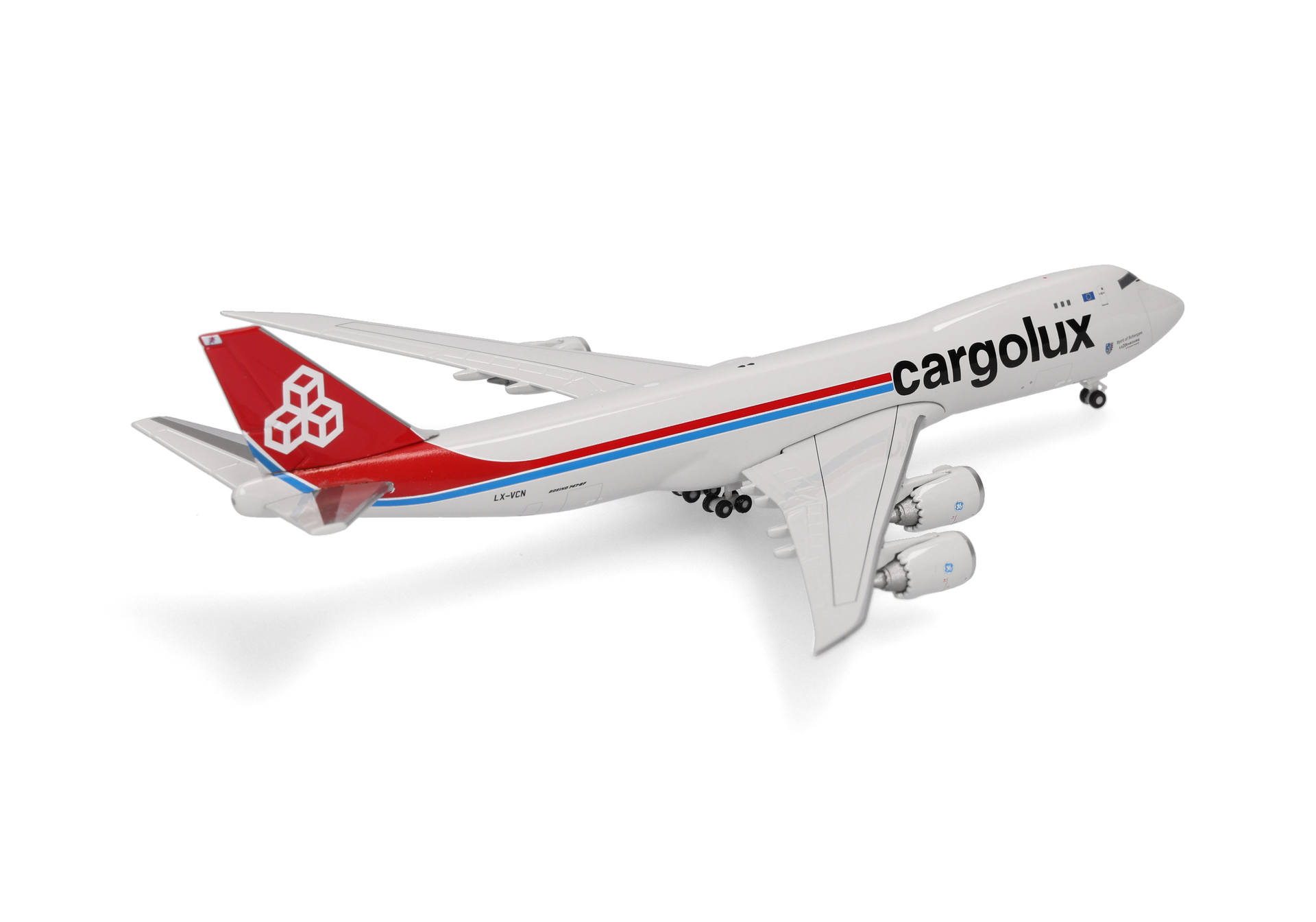 Herpa Wings 539234 | Cargolux | Boeing 747-8F | LX-VCN - Spirit of Schengen | 1:500