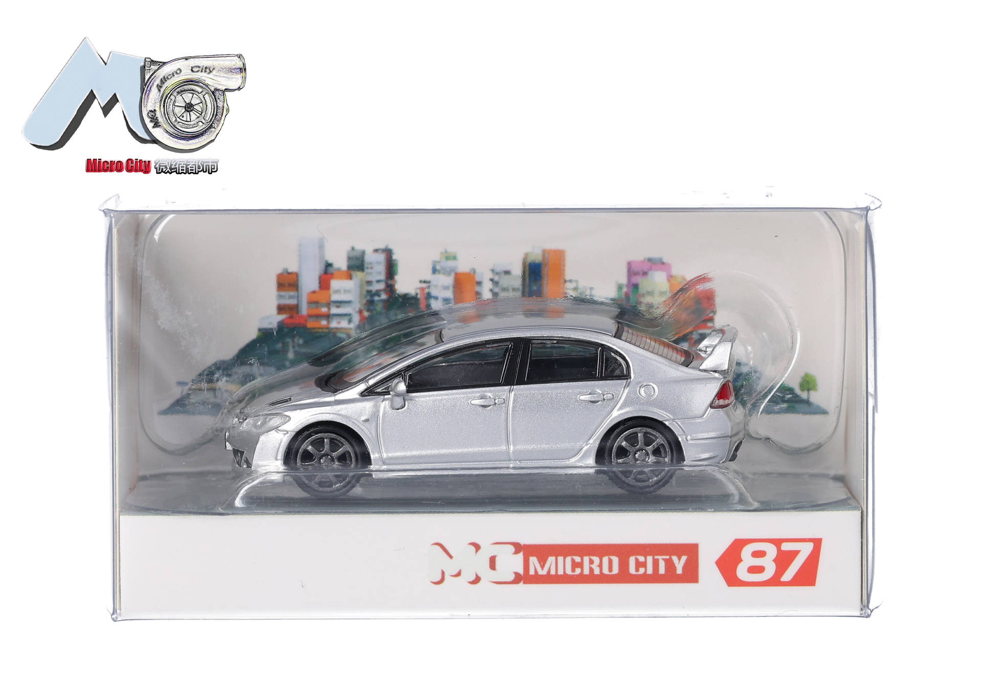 Herpa MicroCity 87MC000087 | Honda Civic FD2 | silber | 1:87