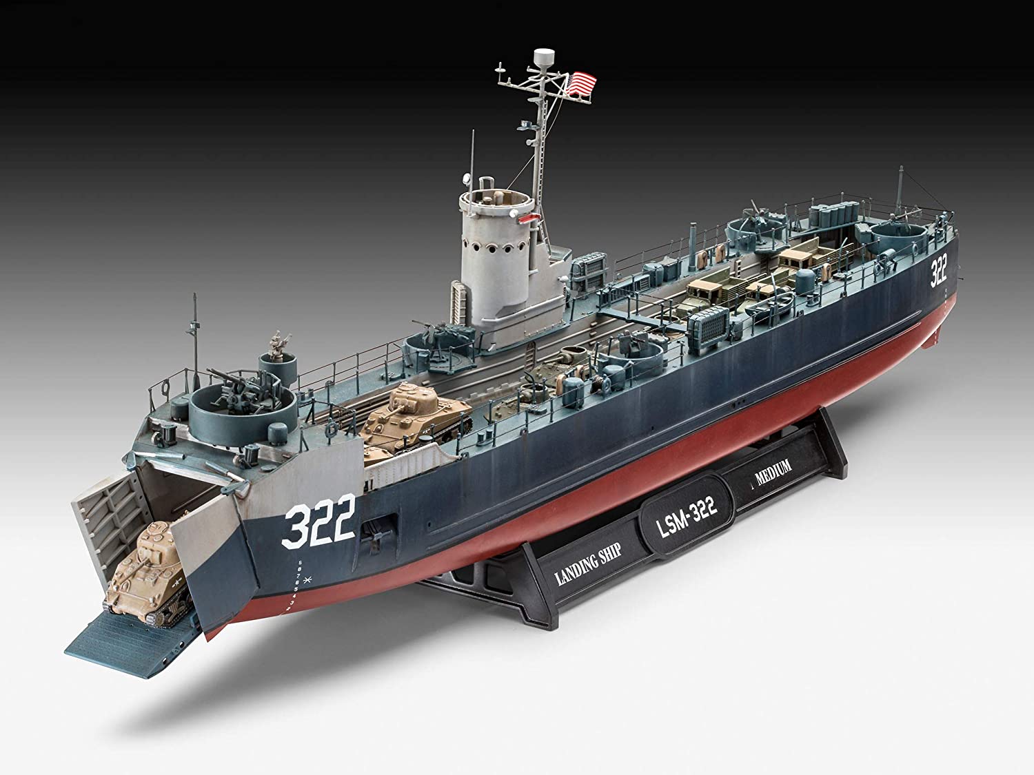 Revell 05169 - US Navy Landing Ship Medium. 1:144
