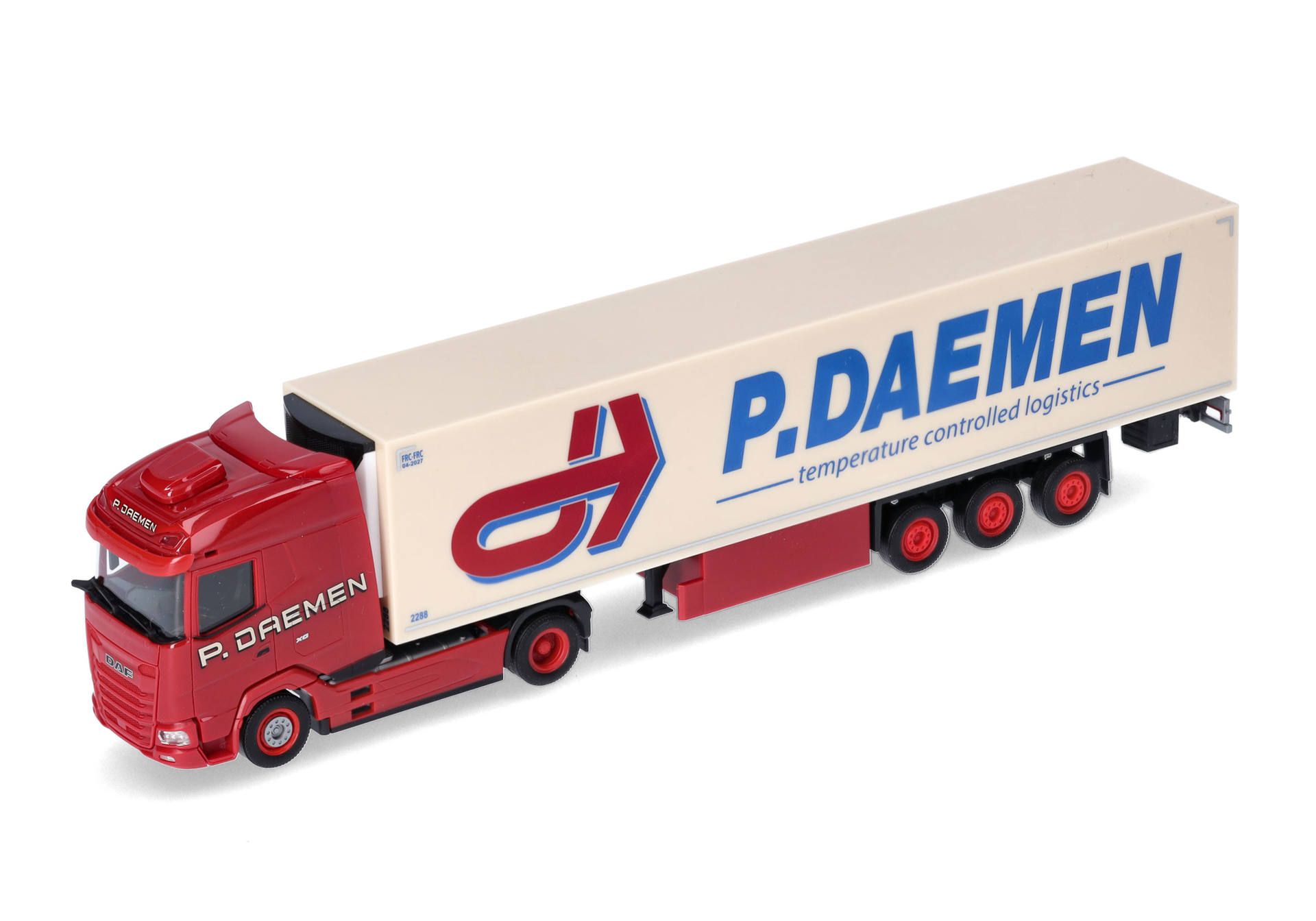 Herpa  317283 | DAF XG Kühlkoffer-Sattelzug | P. DAEMEN | 1:87