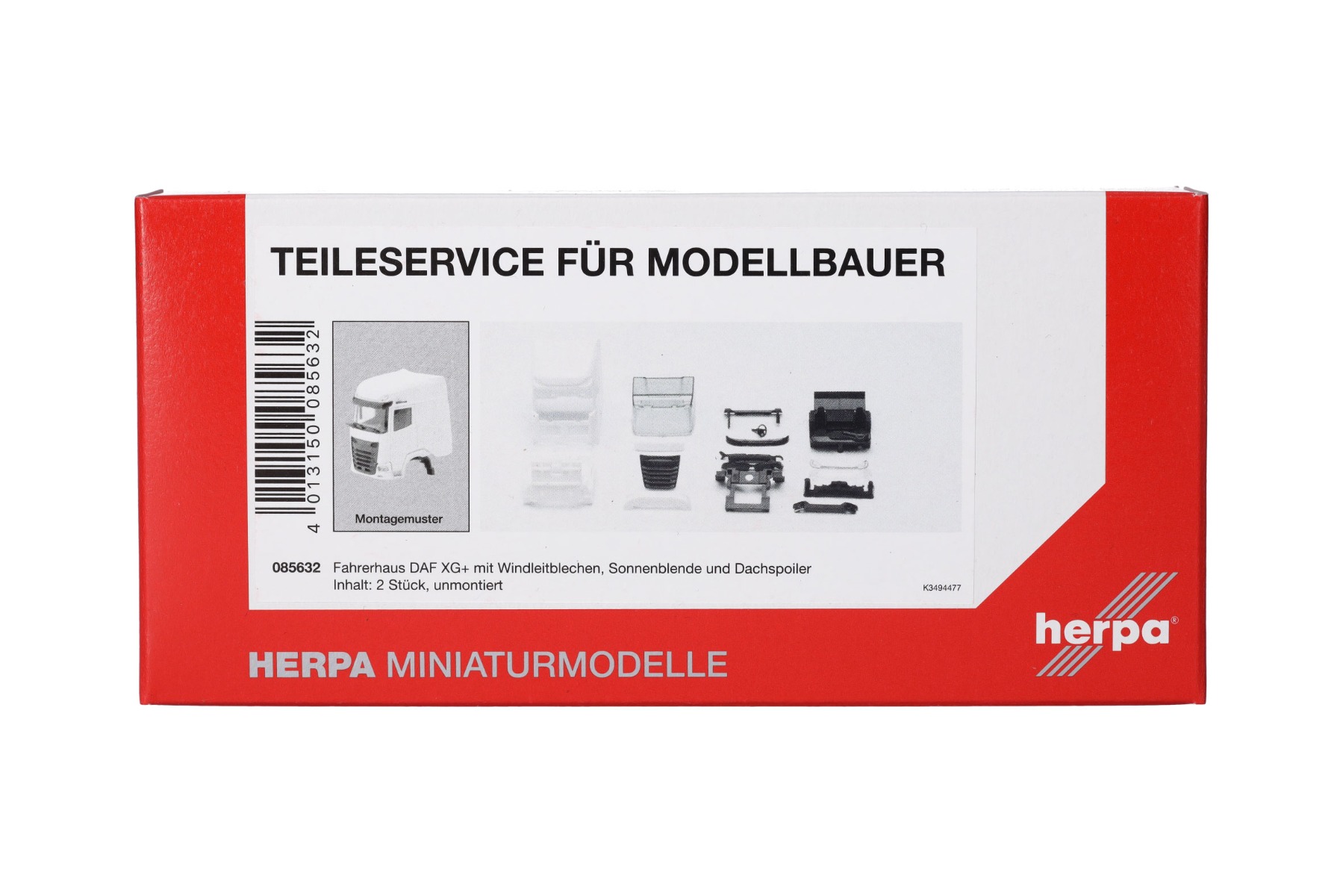 Herpa 085632 TS | Fahrerhaus DAF XG+ mit Wlb. und DS | 1:87