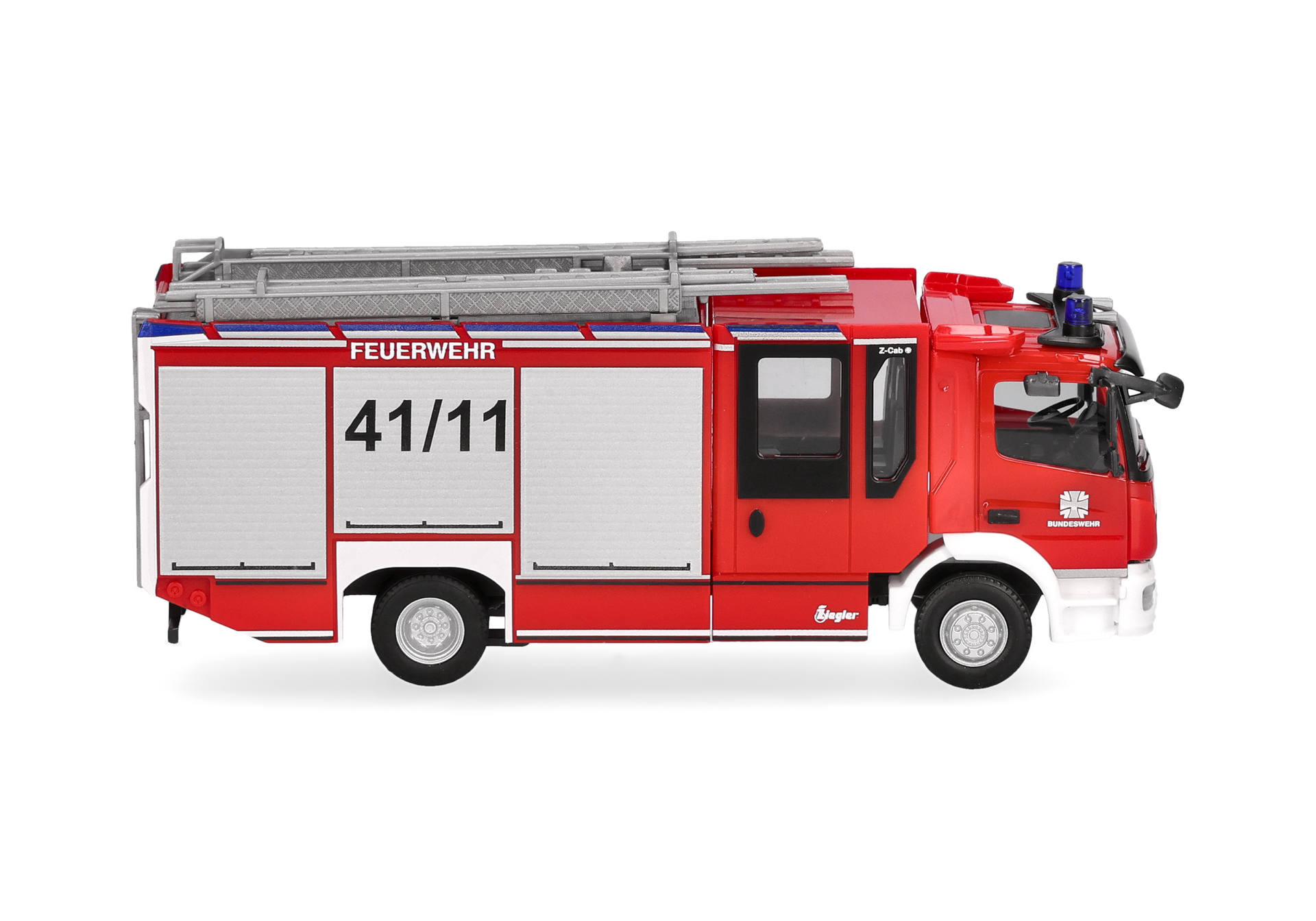 Herpa 747449 | Mercedes-Benz Atego 13 Z-Cab | Bundeswehr/Feuerwehr | 1:87