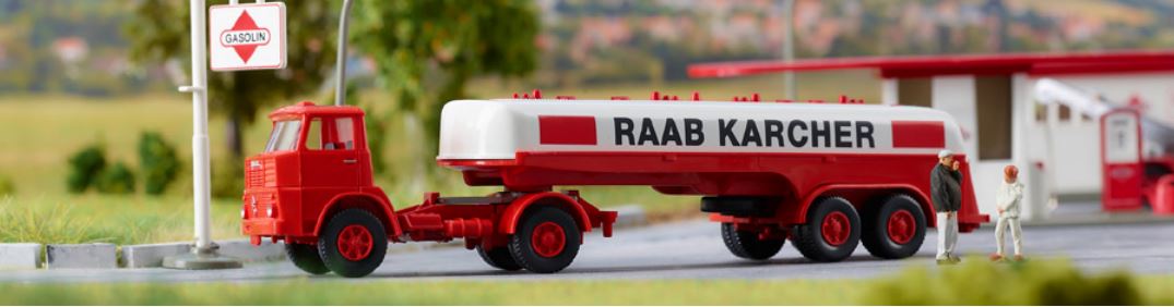 Wiking 080695 | Henschel | Tanksattelzug | Raab Karcher | 1:87
