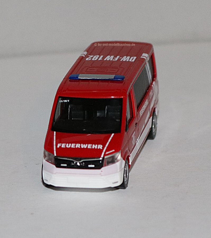 Herpa 953023 | MAN TGE Bus | Feuerwehr Dippoldiswalde | Dachkennung 192 | 1:87