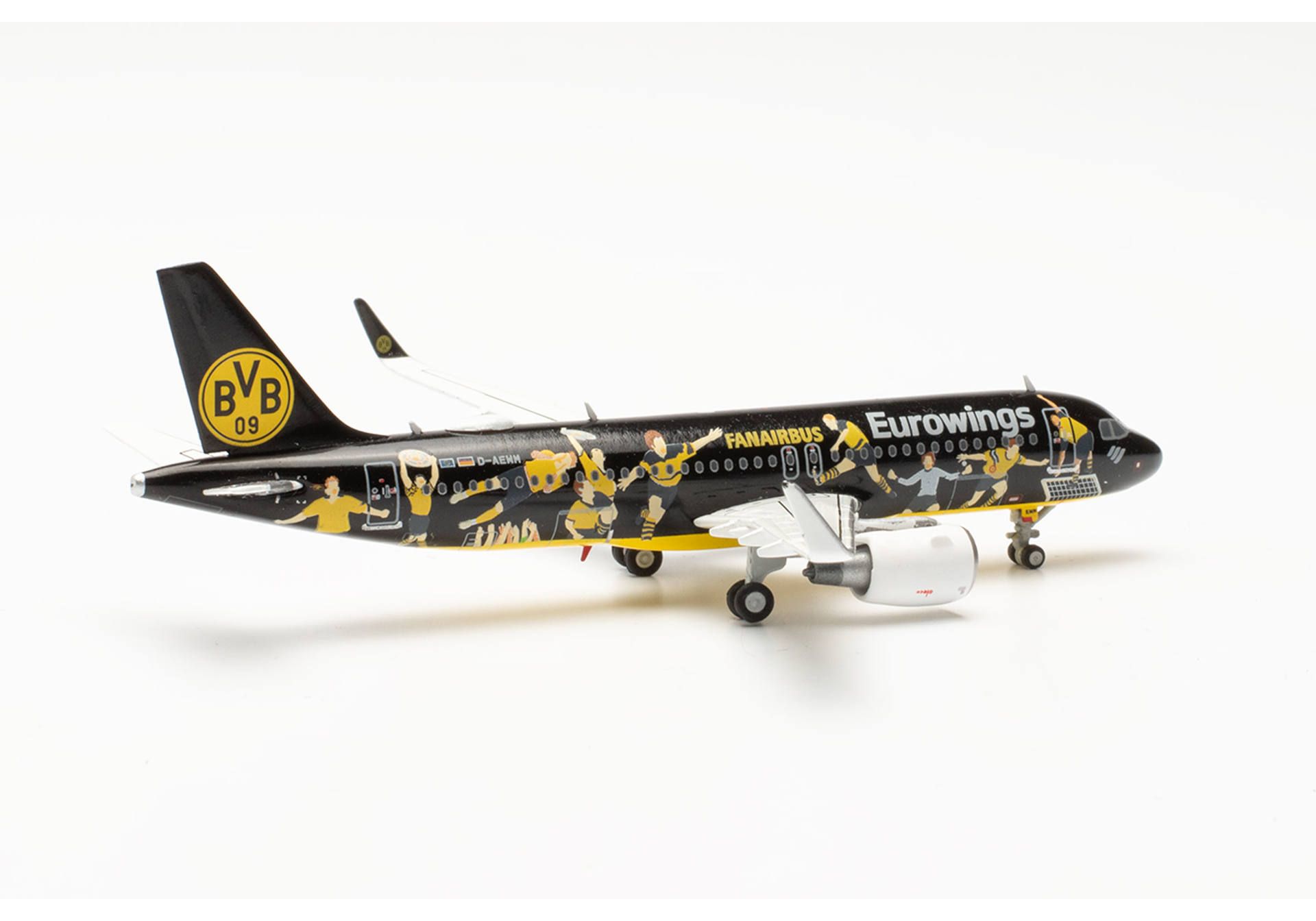 Herpa Wings 562829 | Eurowings Airbus A320 | BVB Fanairbus | D-AEWM | 1:400