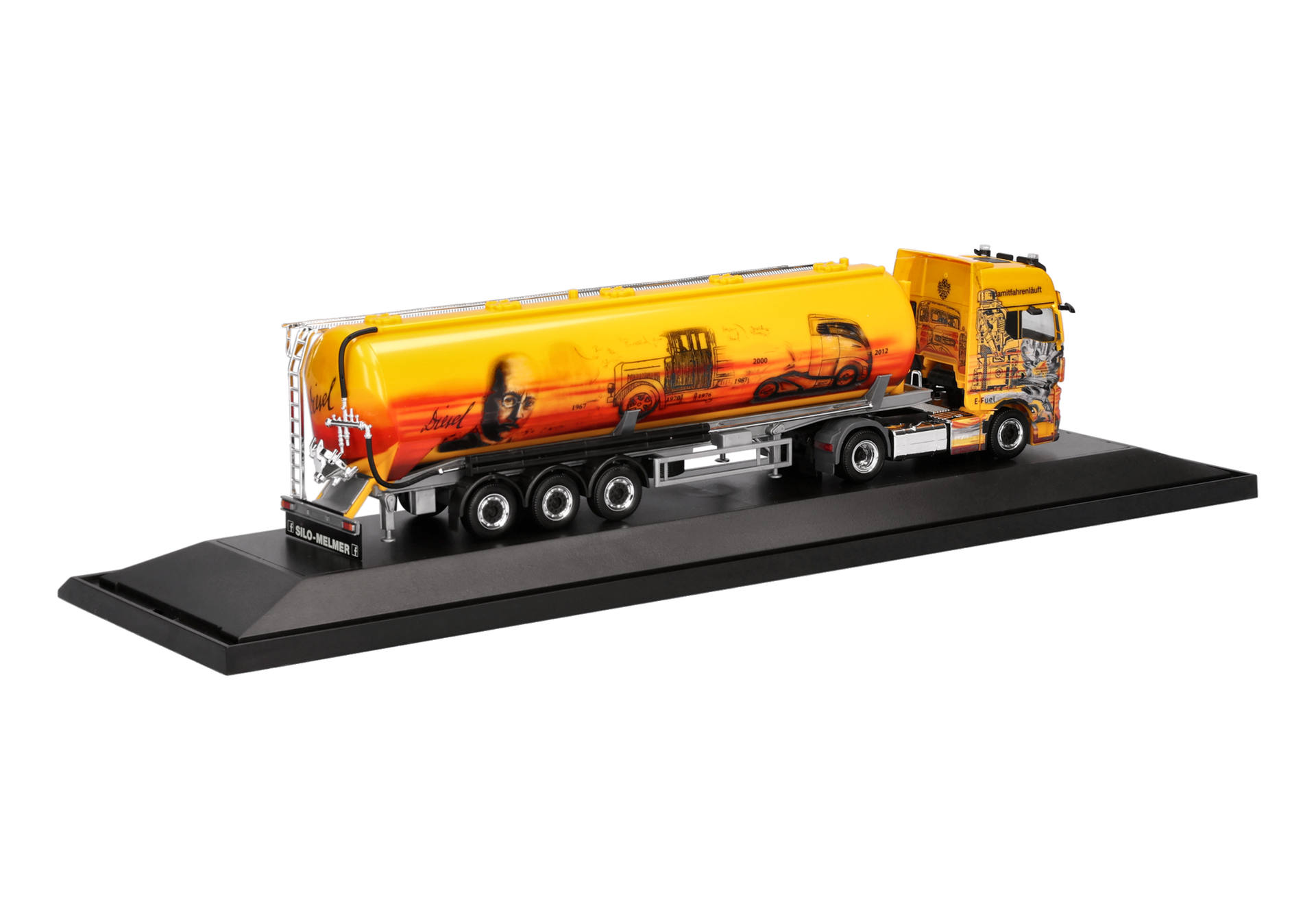 Herpa 122351 | MAN TGX GX Silo-Sattelzug | Silo Melmer/Rudolf Diesel (A) | 1:87