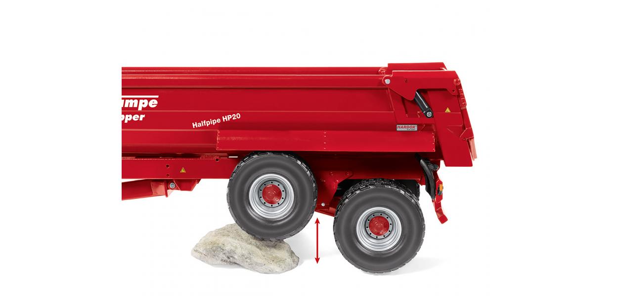 Wiking 077854 - Krampe Tandem-Halbrundmulde Halfpipe HP 20. 1:32