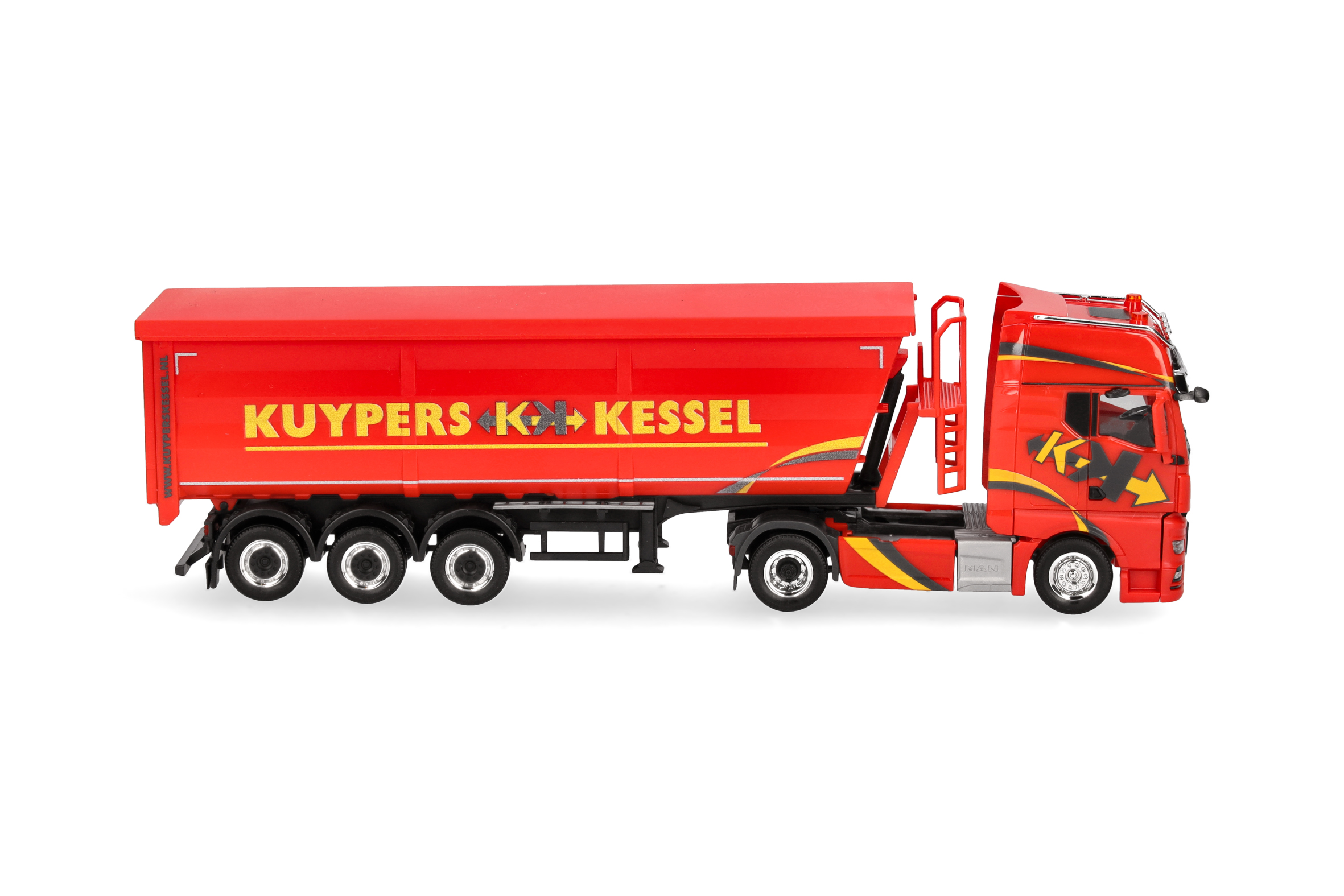 Herpa 319065 | MAN TGX GX Stahlmulden-Sattelzug | Kuypers | 1:87