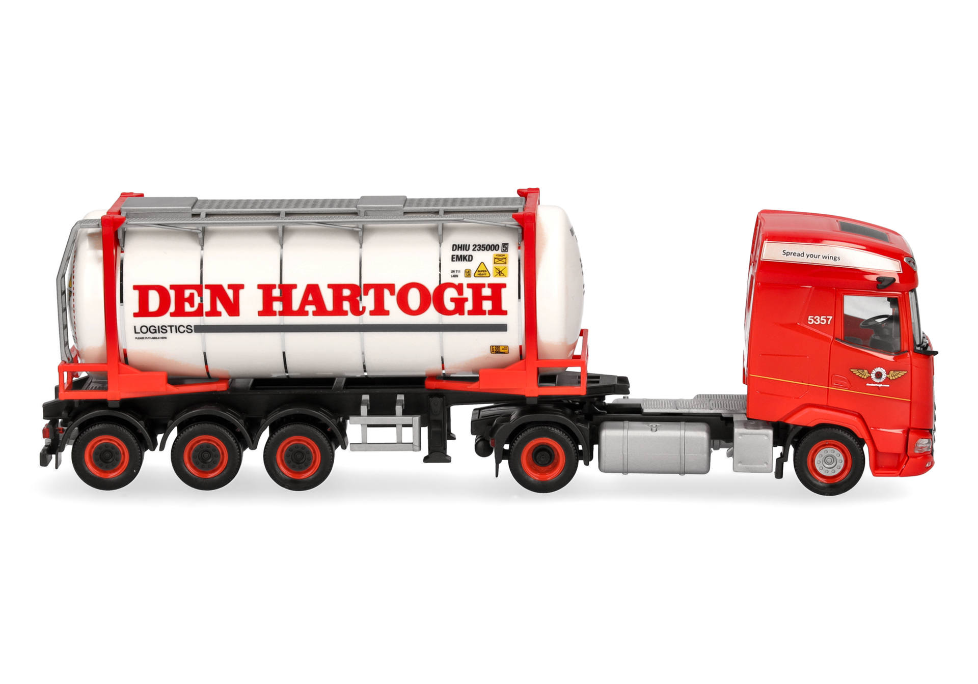 Herpa 320344 | DAF XG Swapcontainer-Sattelzug | Den Hartogh (NL) | 1:87