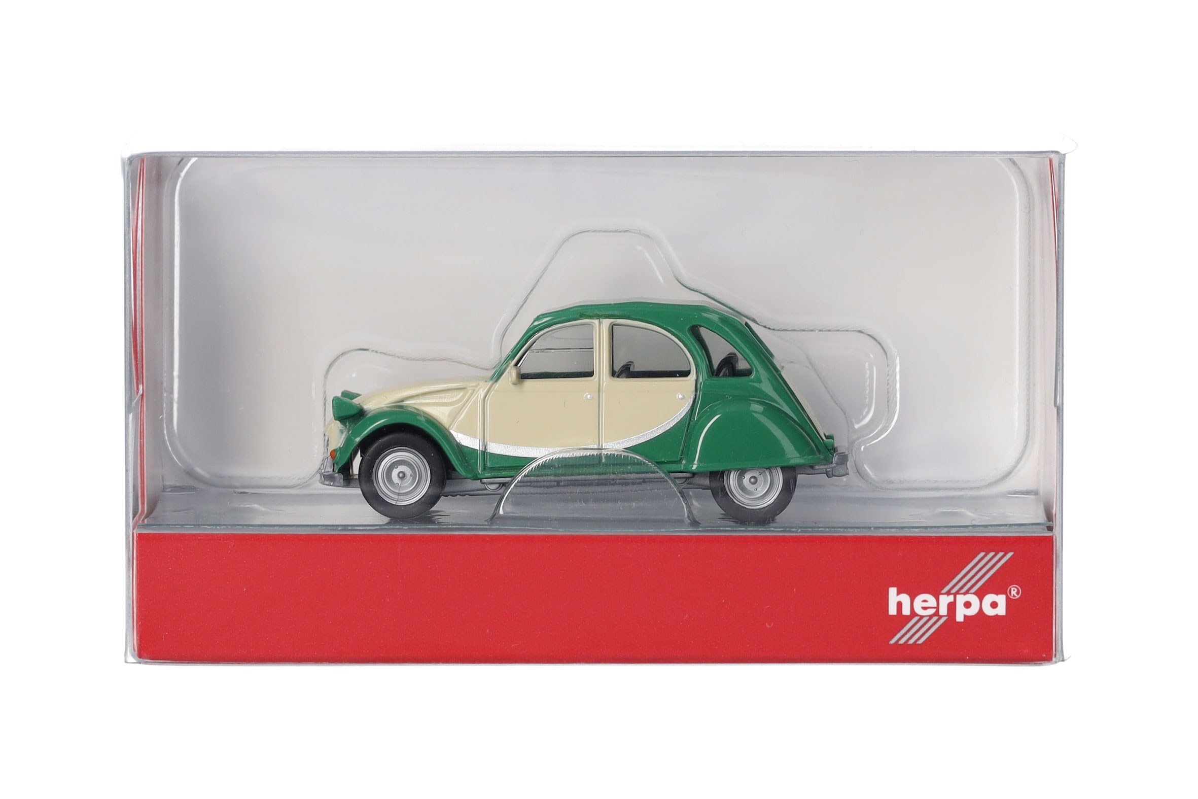 Herpa  020817-007 | Citroën 2CV Charleston, grün/beige | 1:87