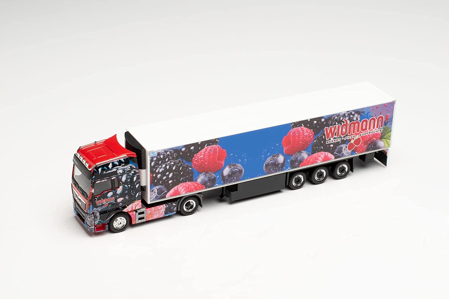 Herpa 313704 - MAN TGX XXL Euro 6c Kühlkoffer-Sattelzug - Früchte Widmann. 1:87