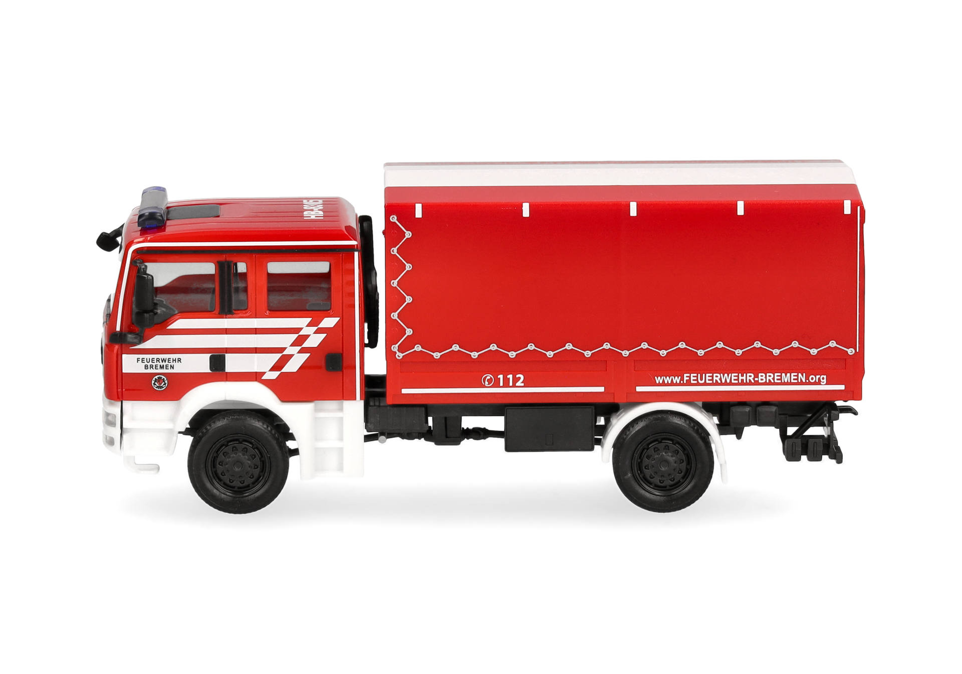 Herpa 098847 | MAN TGA M Mehrzweckgerätewagen (MzGW) Dekon | Feuerwehr Bremen | 1:87