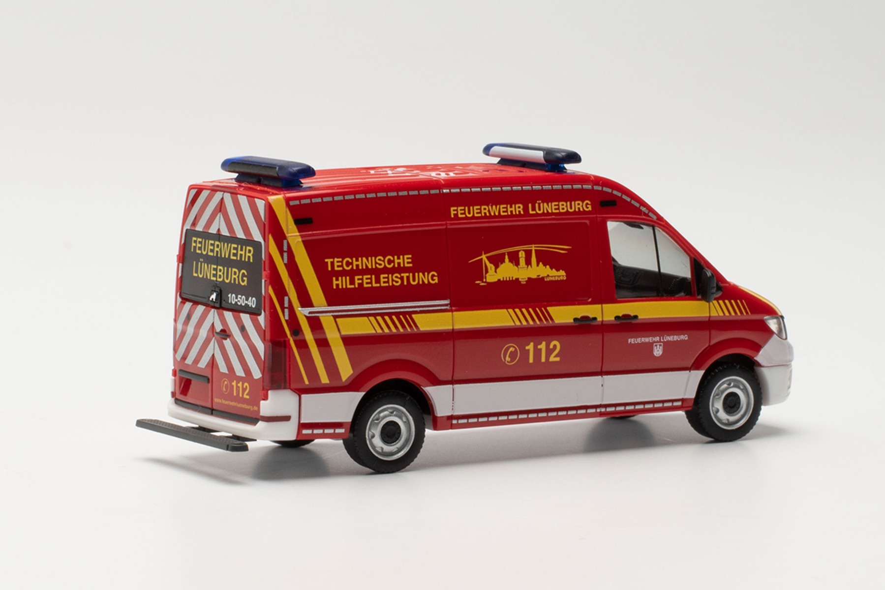 Herpa 097093 - MAN TGE Kasten HD - Feuerwehr Lüneburg. 1:87