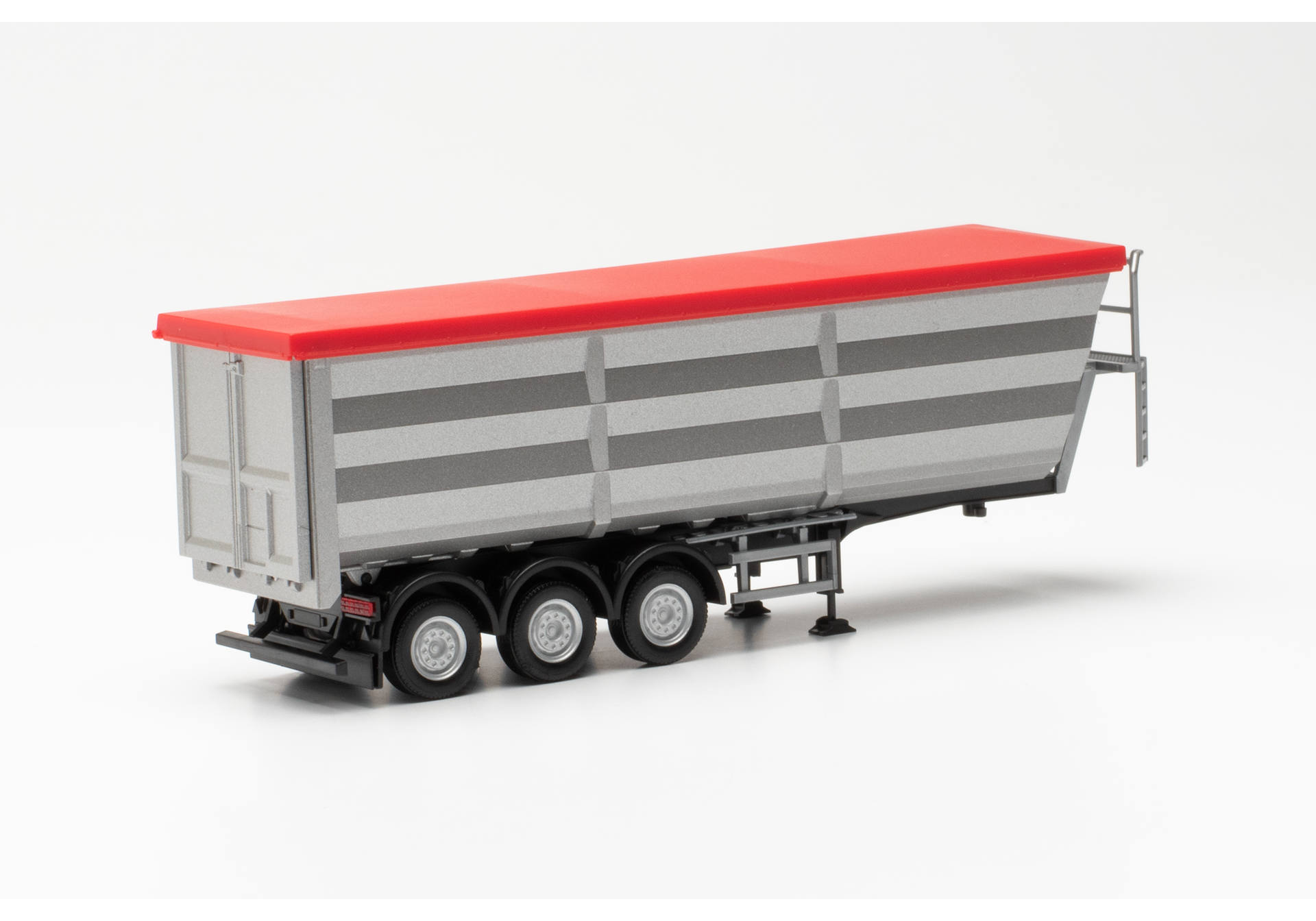 Herpa 077057-002 | Stahlmuldenauflieger, silber | 1:87