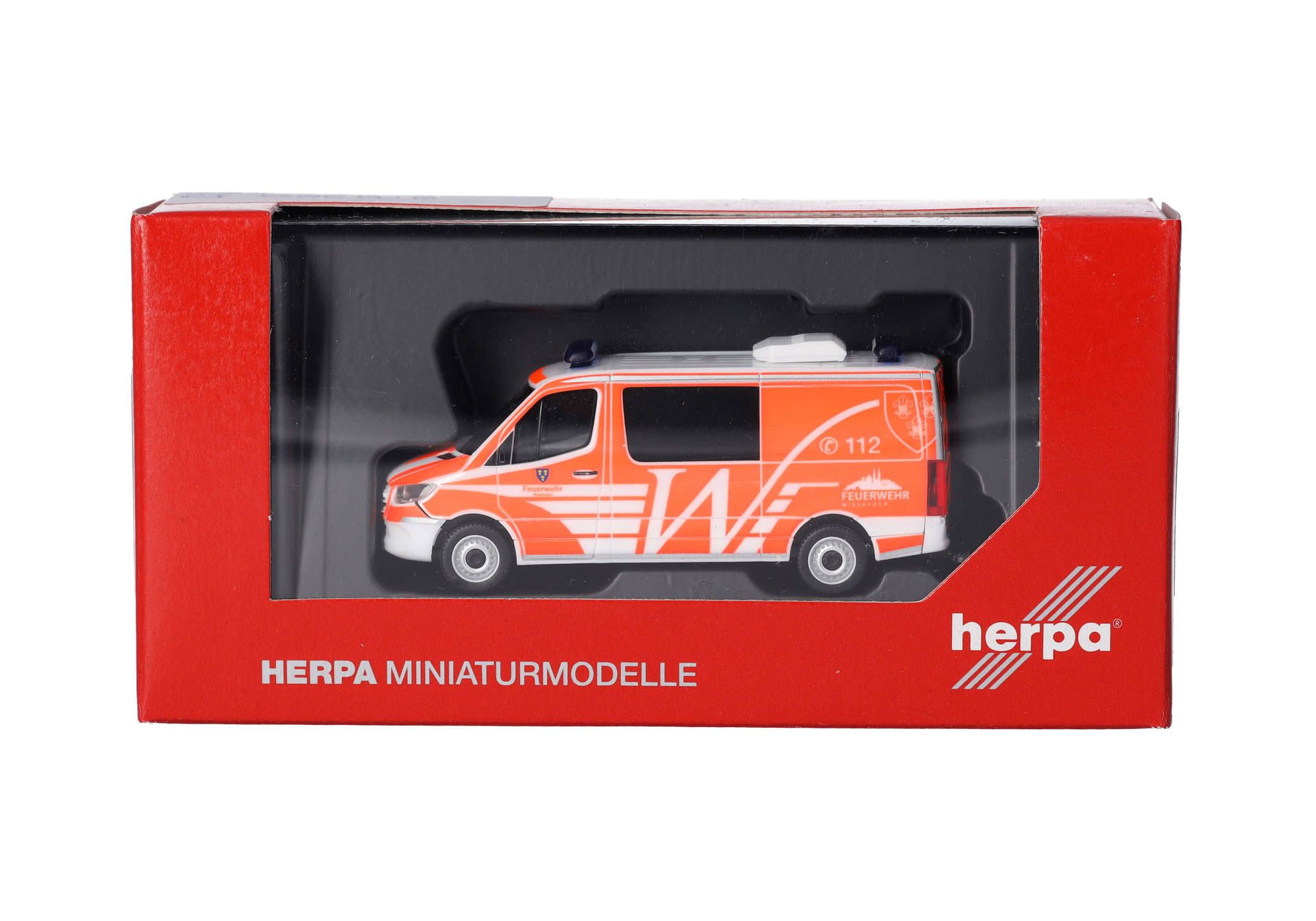 Herpa 097826 | MB Sprinter '18 Halbbus | Feuerwehr Wiesbaden | 1:87