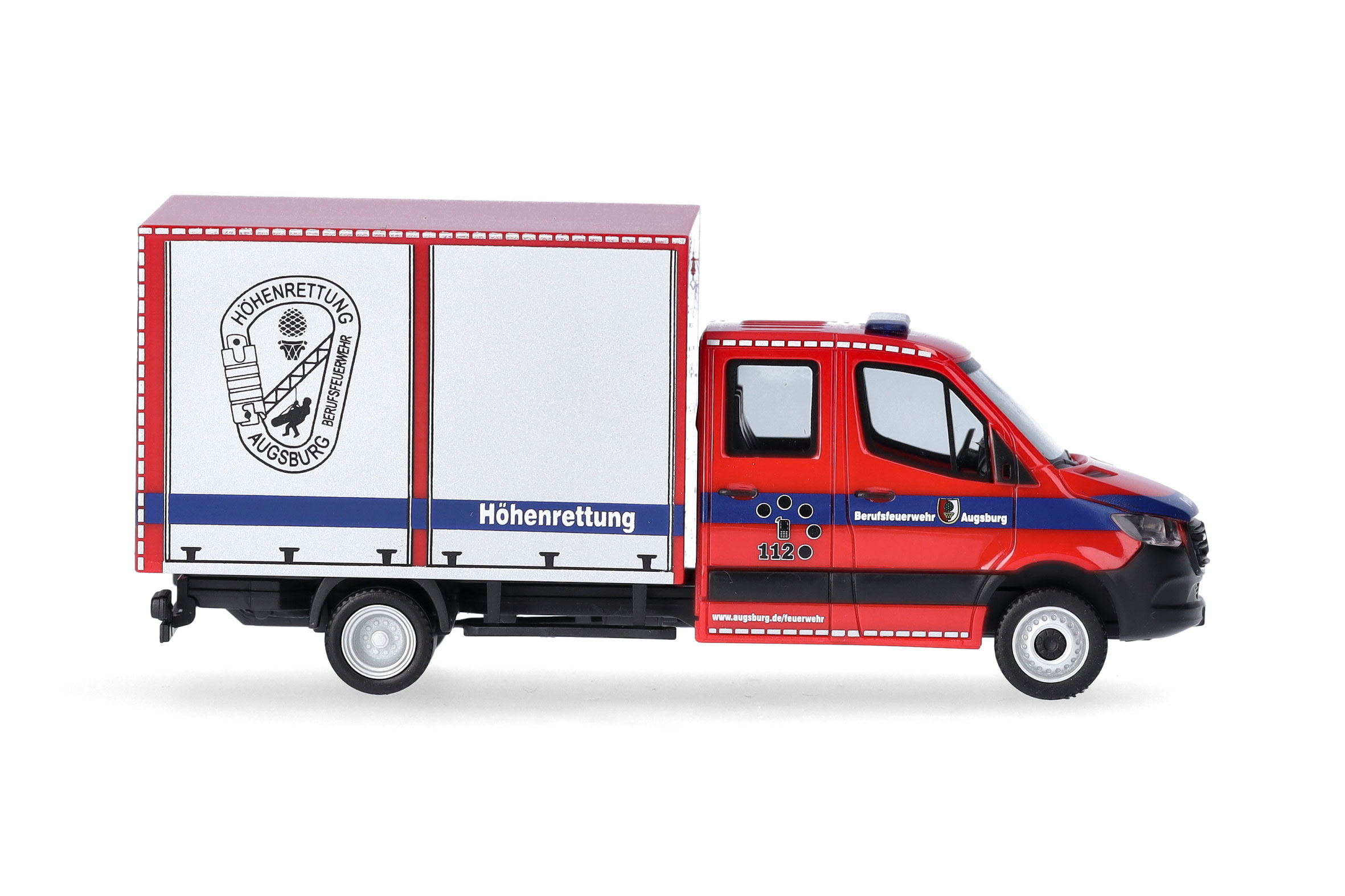 Herpa 097017 | Mercedes-Benz Sprinter '18 Kasten | Feuerwehr Augsburg | 1:87